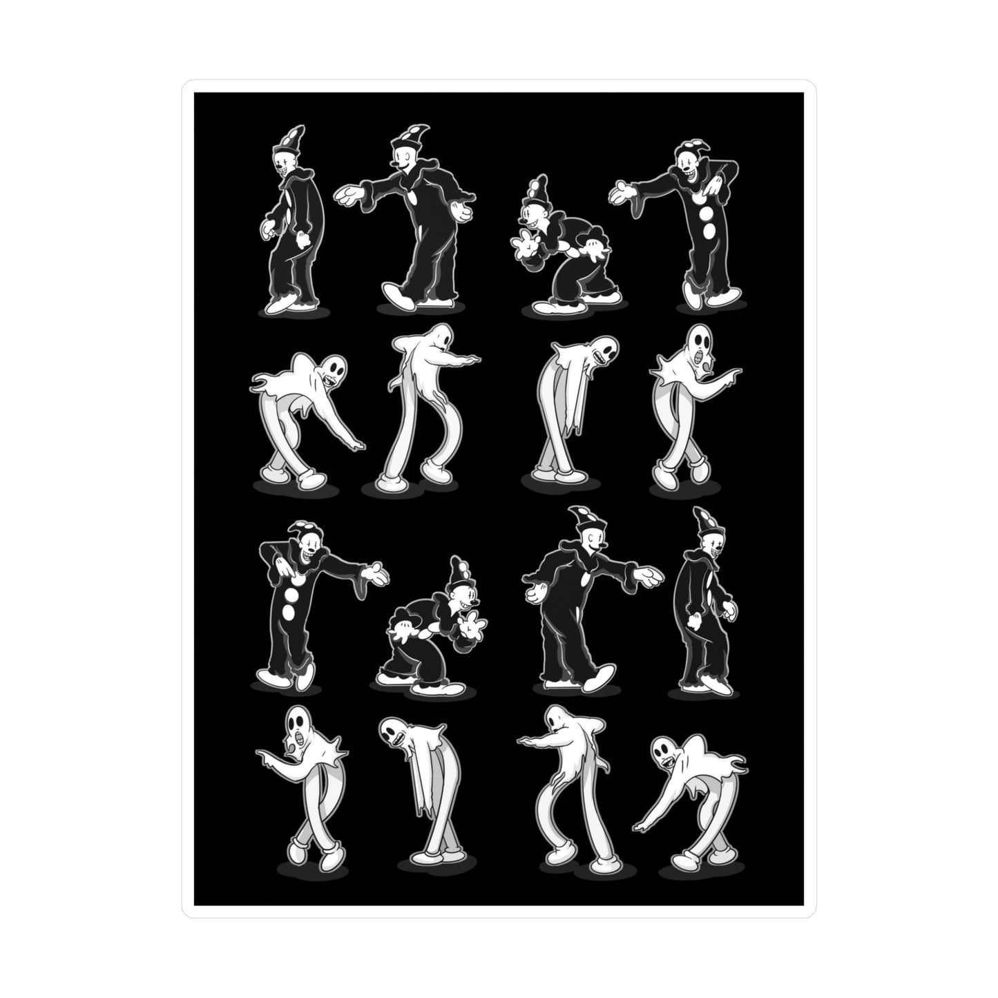 Spooky Two Step Kiss-Cut Vinyl Decal