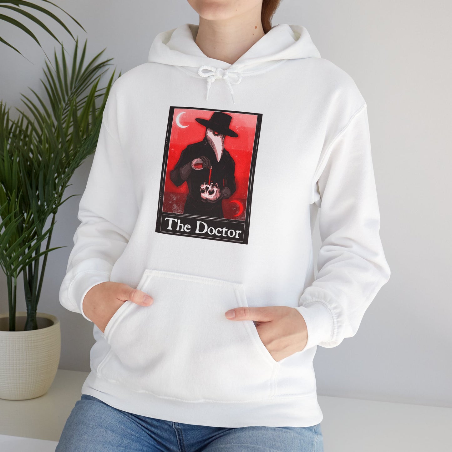 The Doctor Tarot Unisex Heavy Blend Hooded Sweatshirt