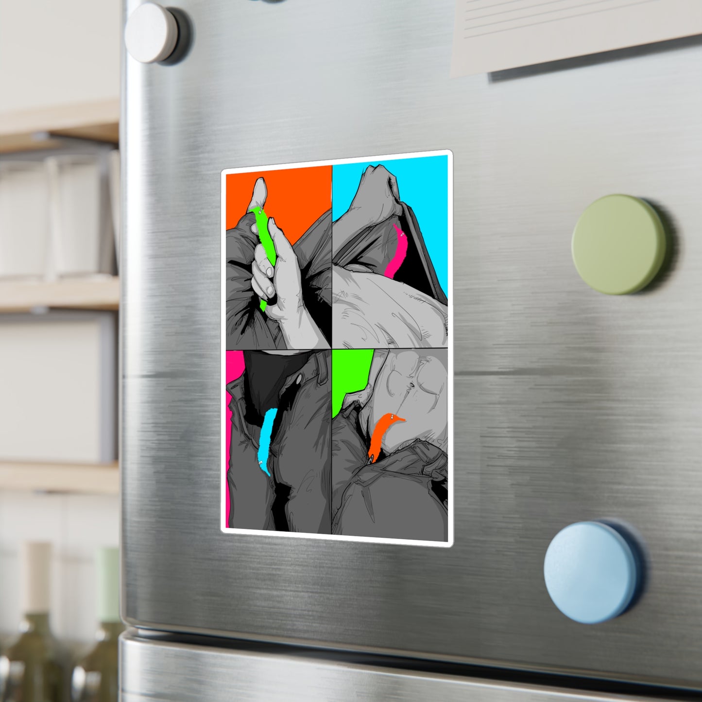 Worm Pics Kiss-Cut Vinyl Decal