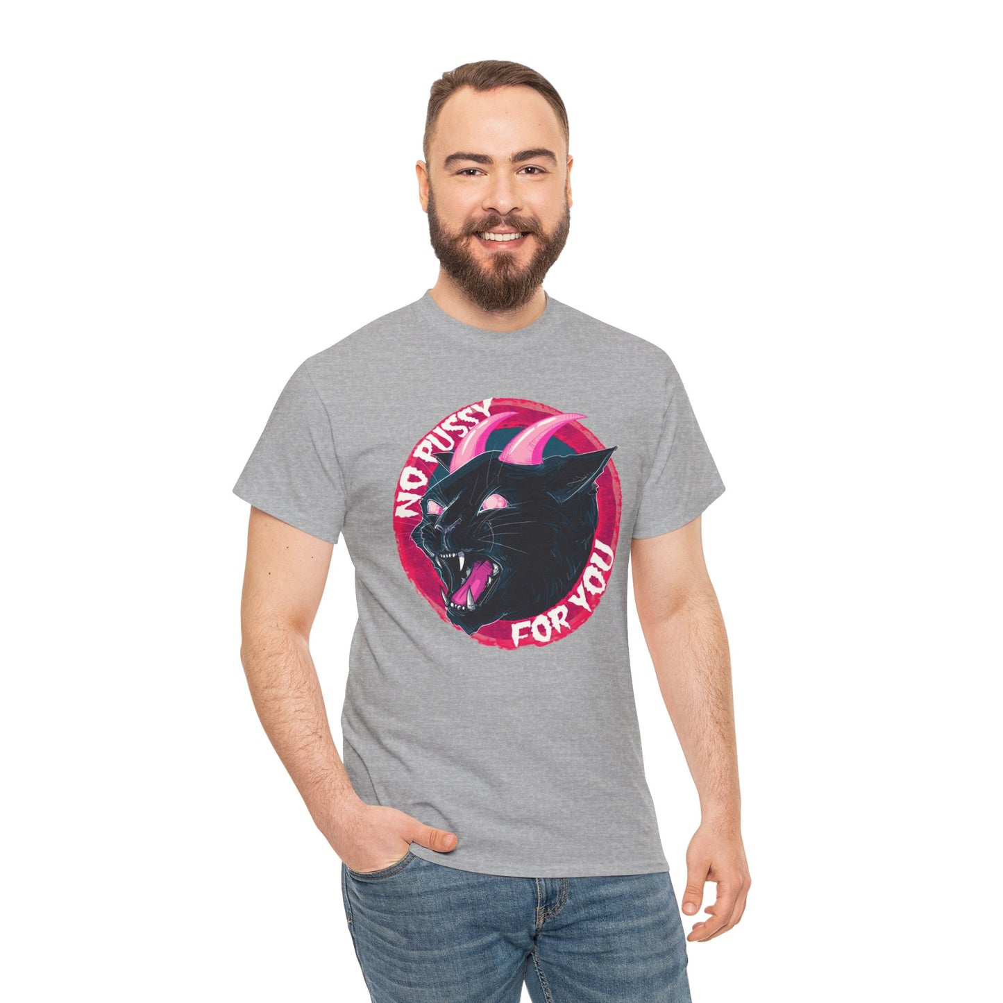 No Pussy For You Unisex Heavy Cotton Tee