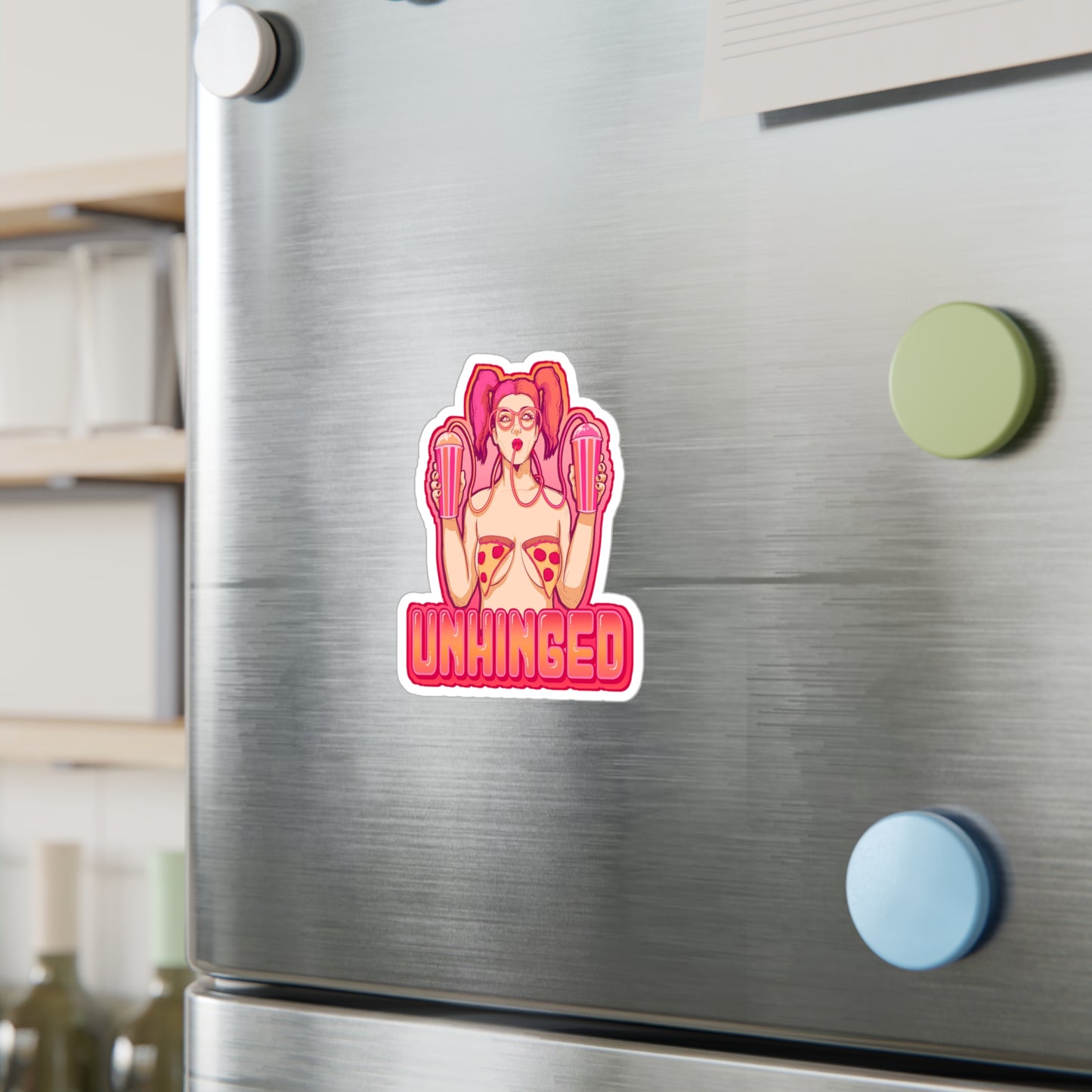 Unhinged Kiss-Cut Vinyl Decal