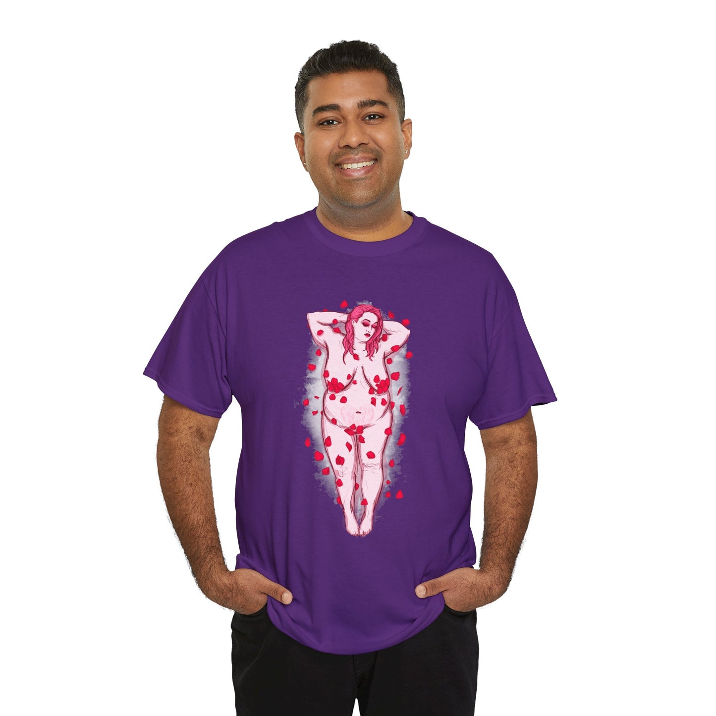 Stretch Heart Unisex Heavy Cotton Tee