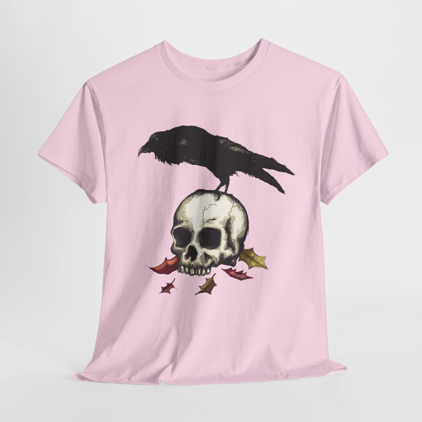 Crow Skull Unisex Heavy Cotton Tee