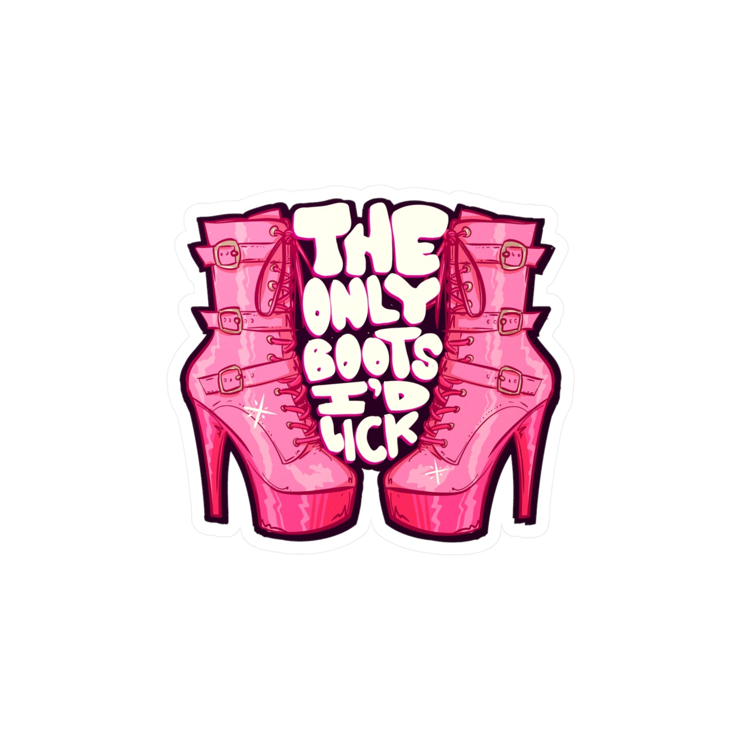 Boot Licker III Kiss-Cut Vinyl Decal