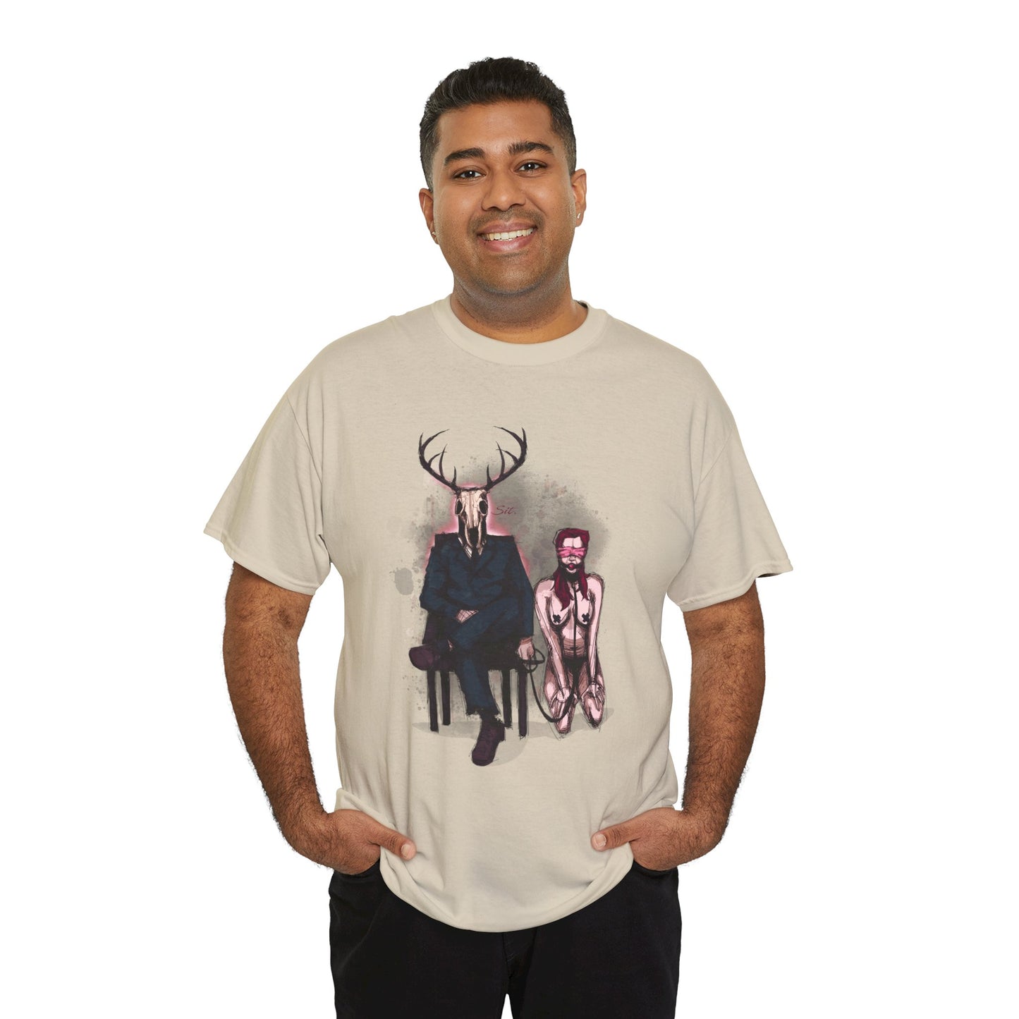 Deer Daddy Series 1: Sit Unisex Heavy Cotton Tee