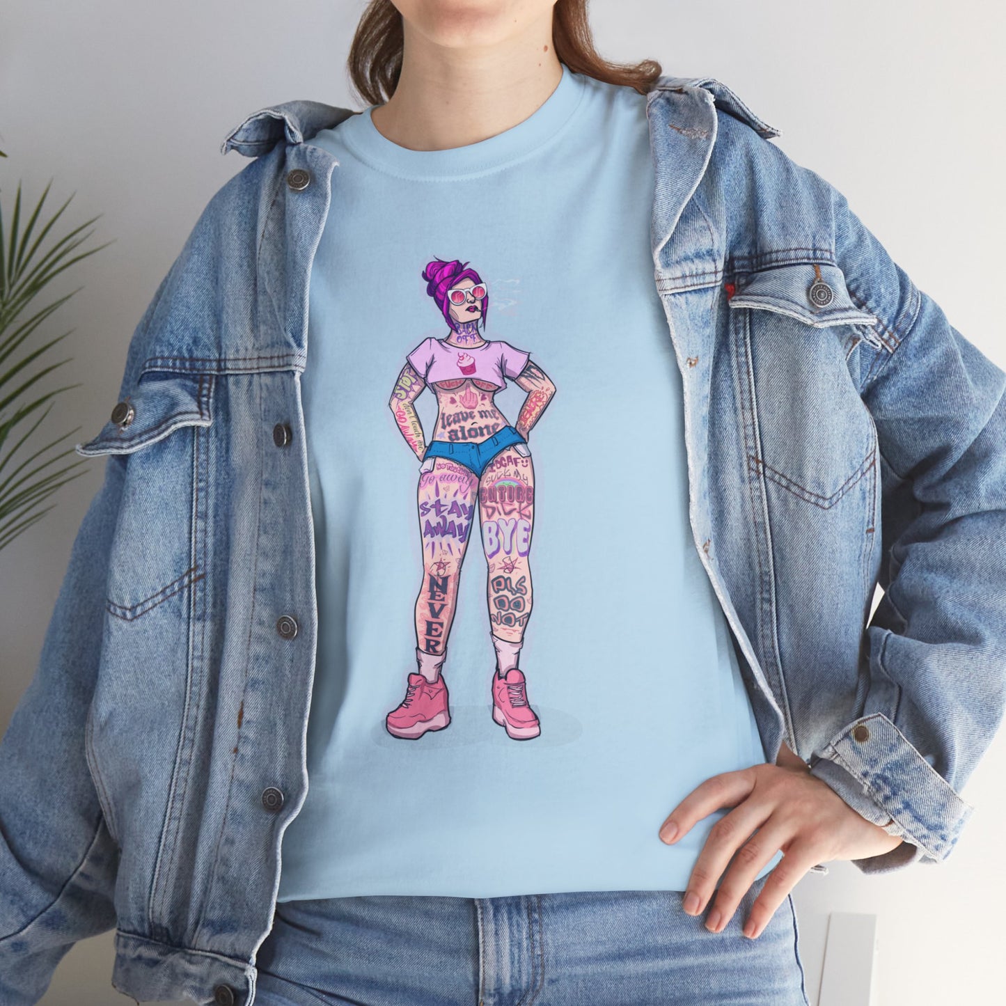 Antisocial Tattoos Unisex Heavy Cotton Tee