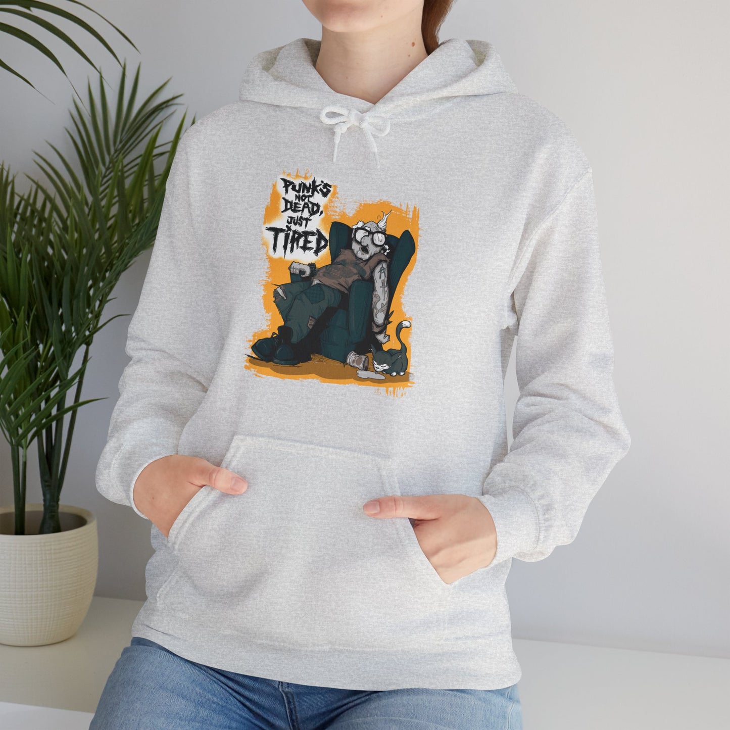 Punk's Not Dead Unisex Heavy Blend Hooded Sweatshirt