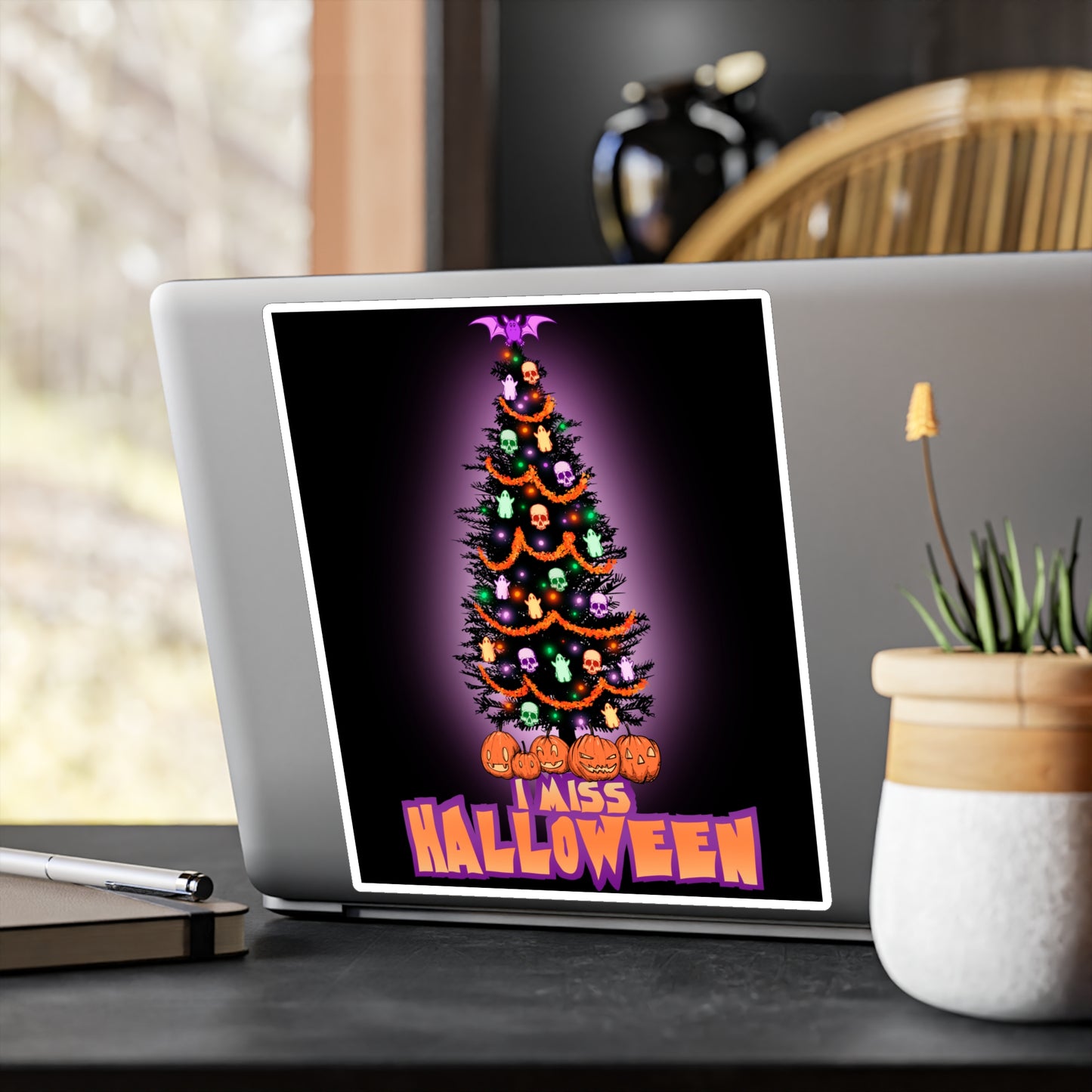 I Miss Halloween Kiss-Cut Vinyl Decal