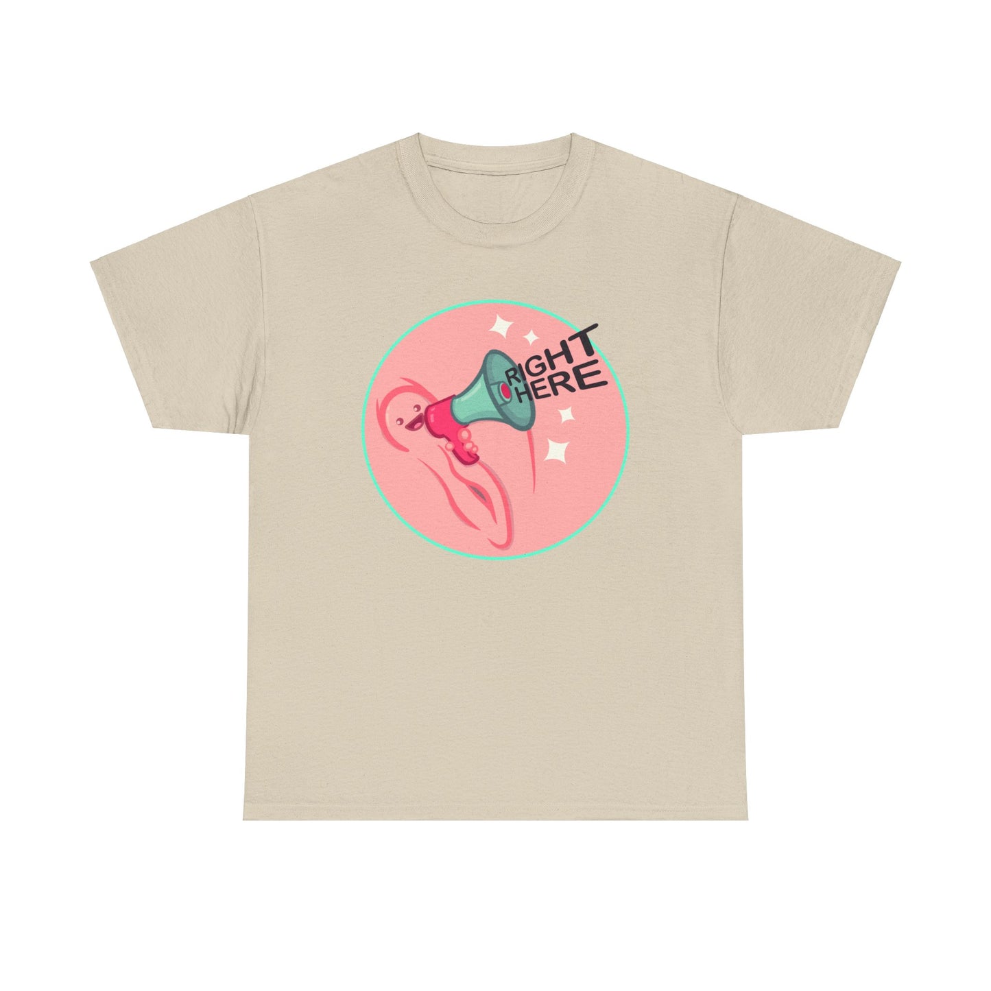 Right Here Unisex Heavy Cotton Tee
