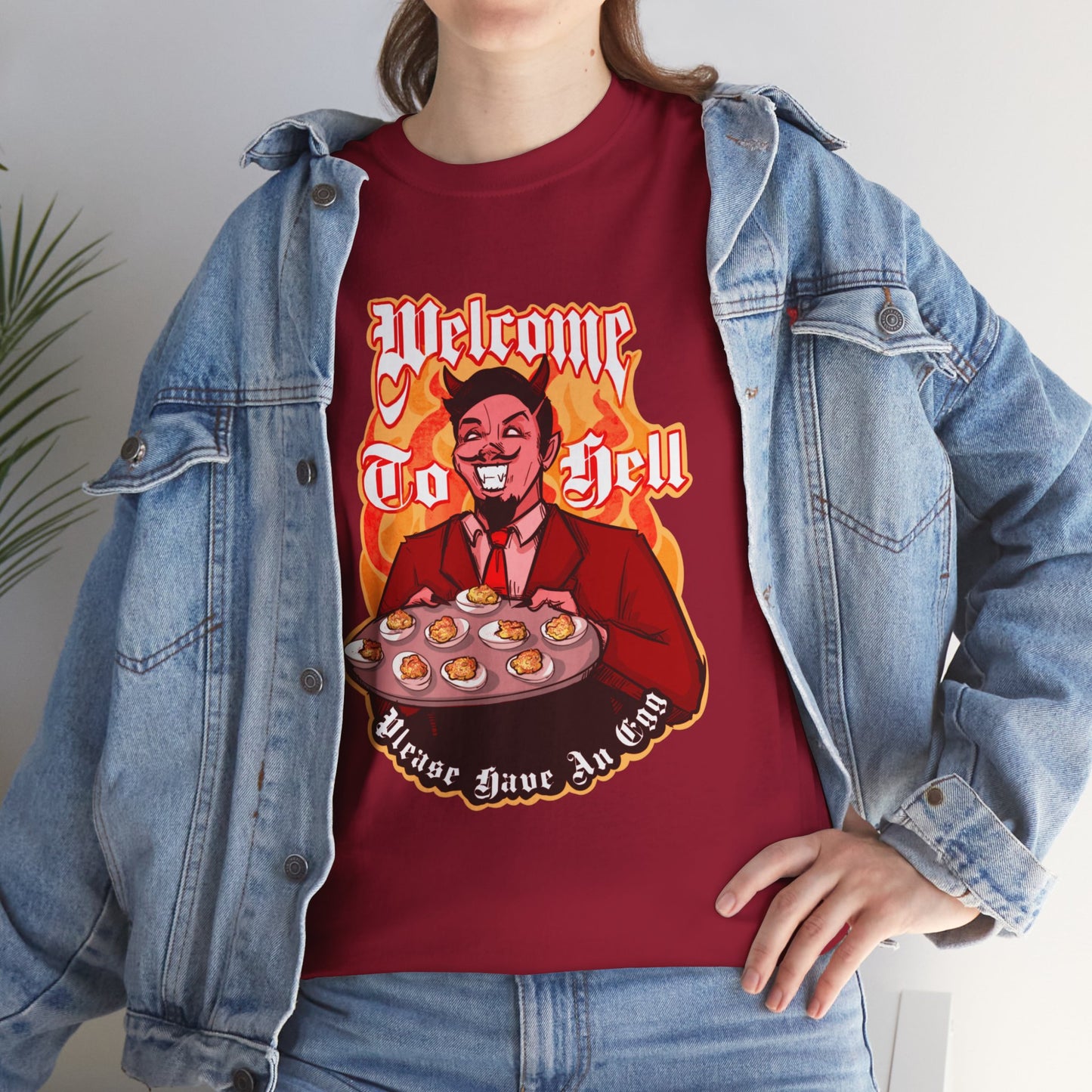 Deviled Eggs Unisex Heavy Cotton Tee