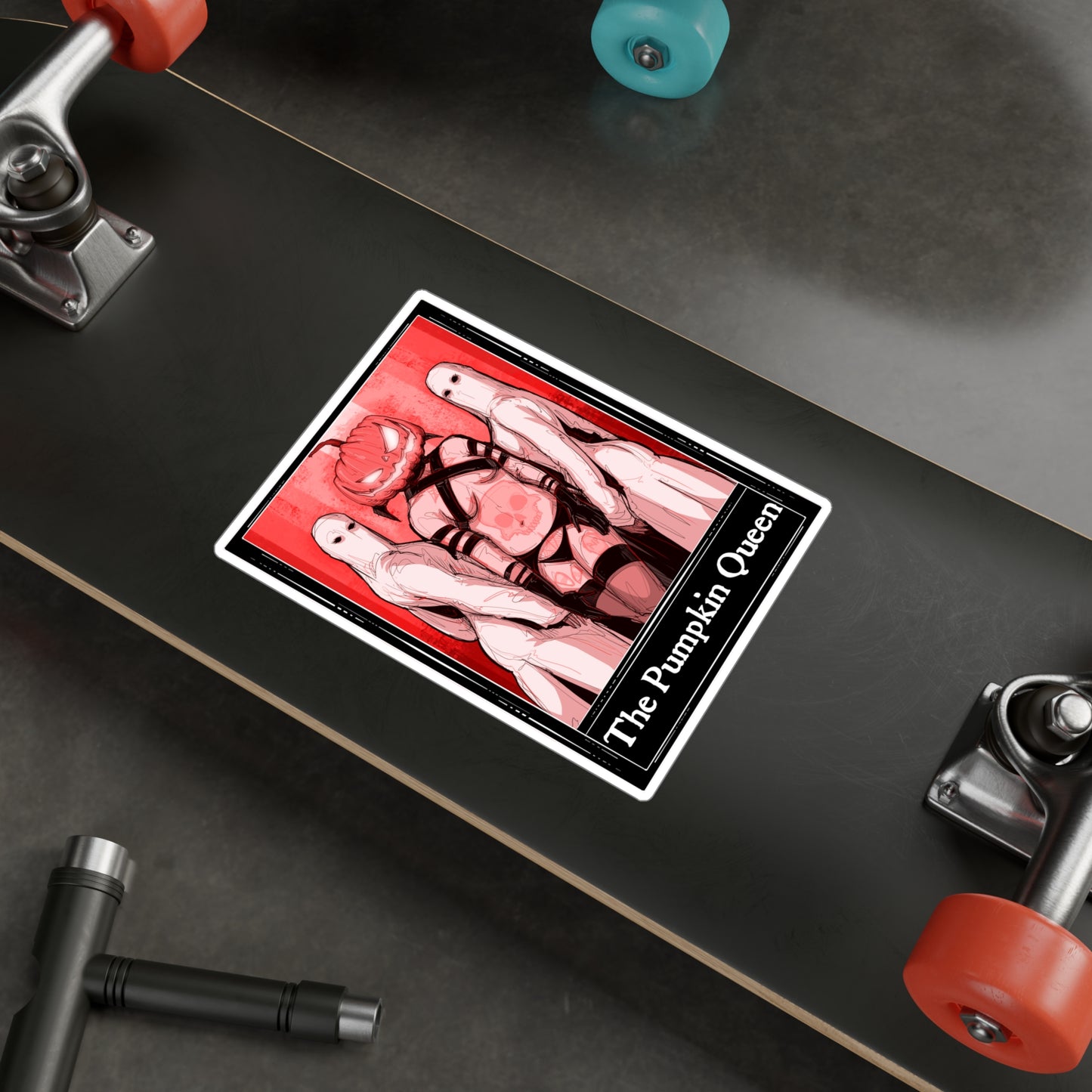The Pumpkin Queen Tarot Kiss-Cut Vinyl Decal