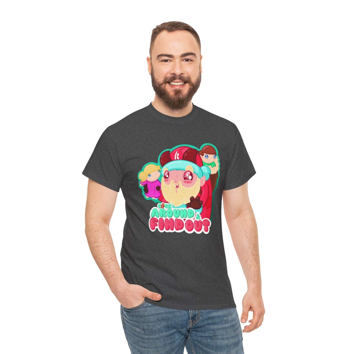 Krampus Is Coming To Town Unisex Heavy Cotton Tee