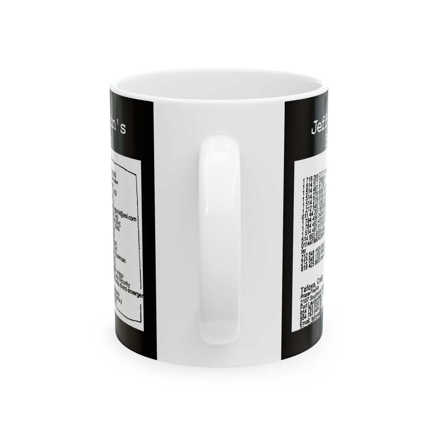 Little Black Book Page 85 Ceramic Mug 11oz