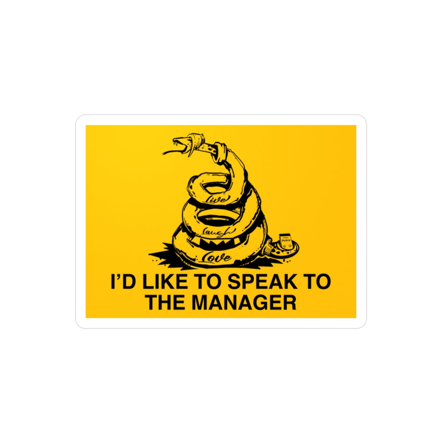 Gadsden Karen Kiss-Cut Vinyl Decal