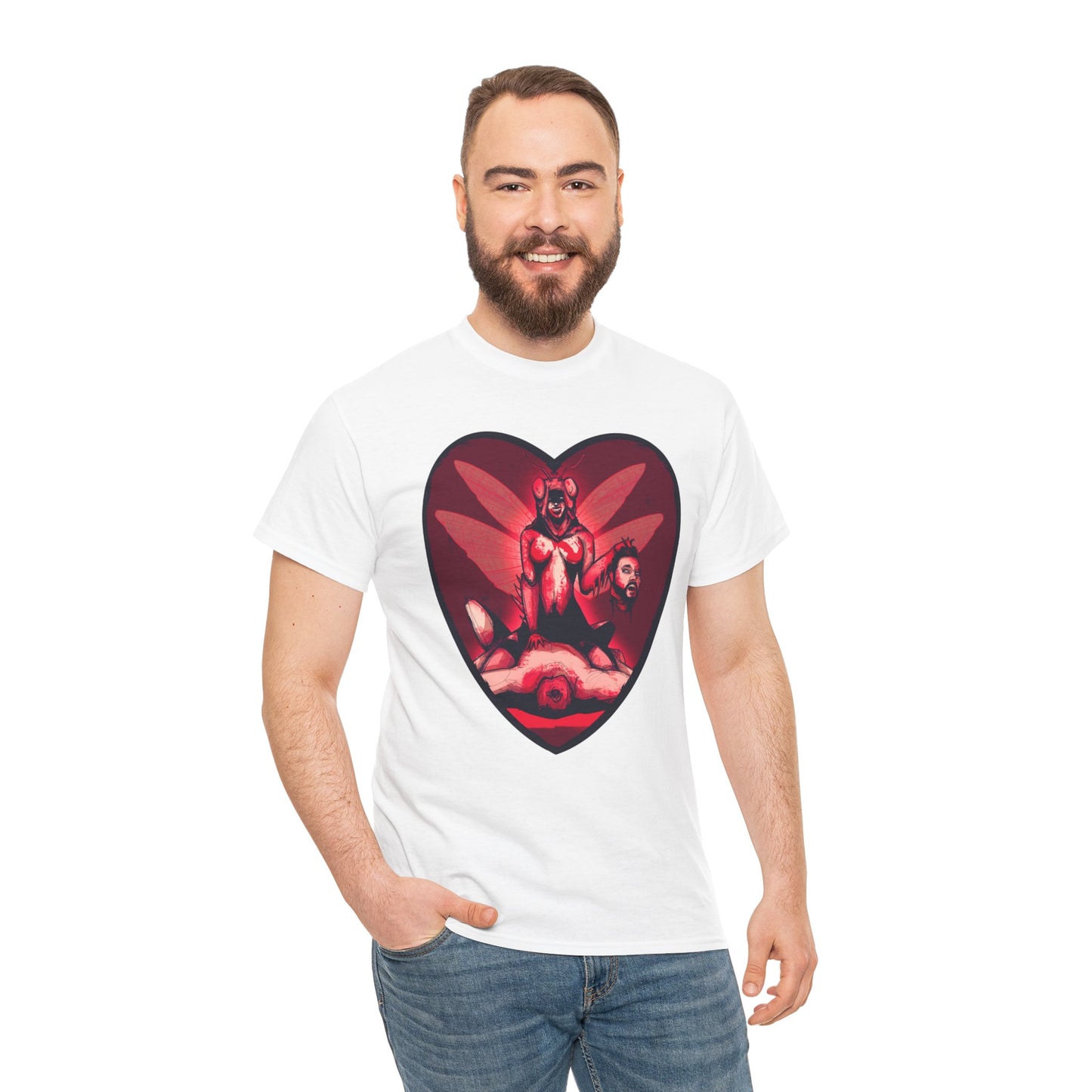 Praying Mantis Unisex Heavy Cotton Tee