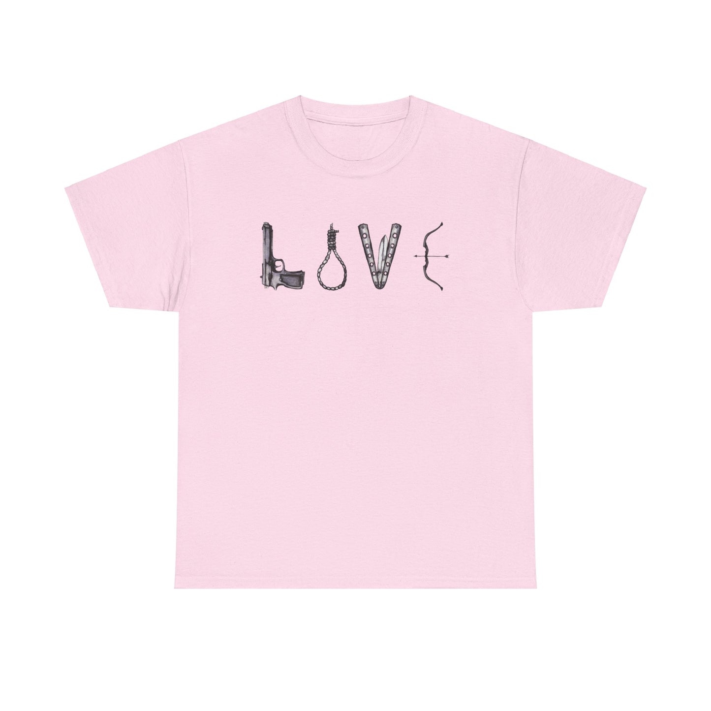 Love Is Death Unisex Heavy Cotton Tee