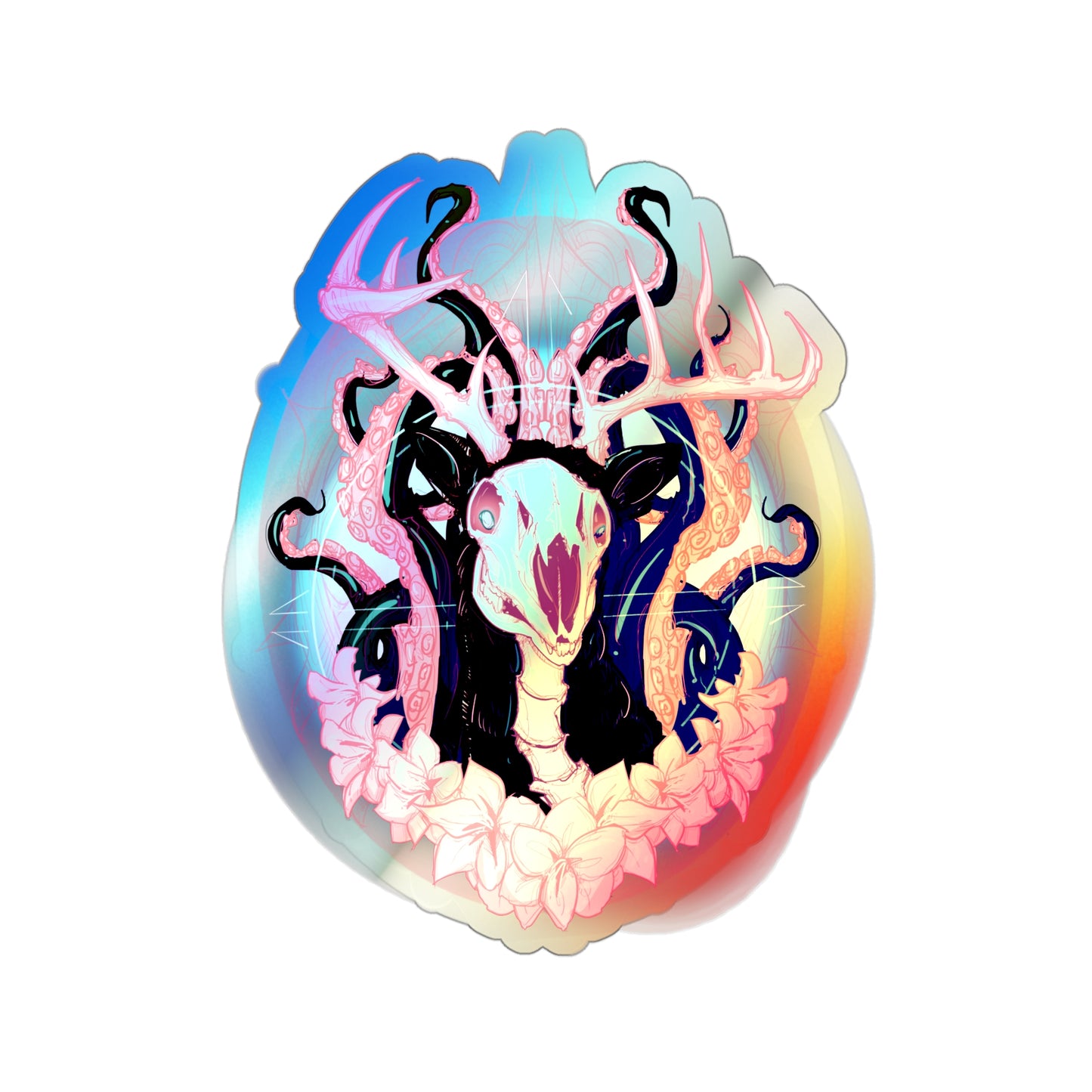 Entropy Holographic Die-cut Stickers
