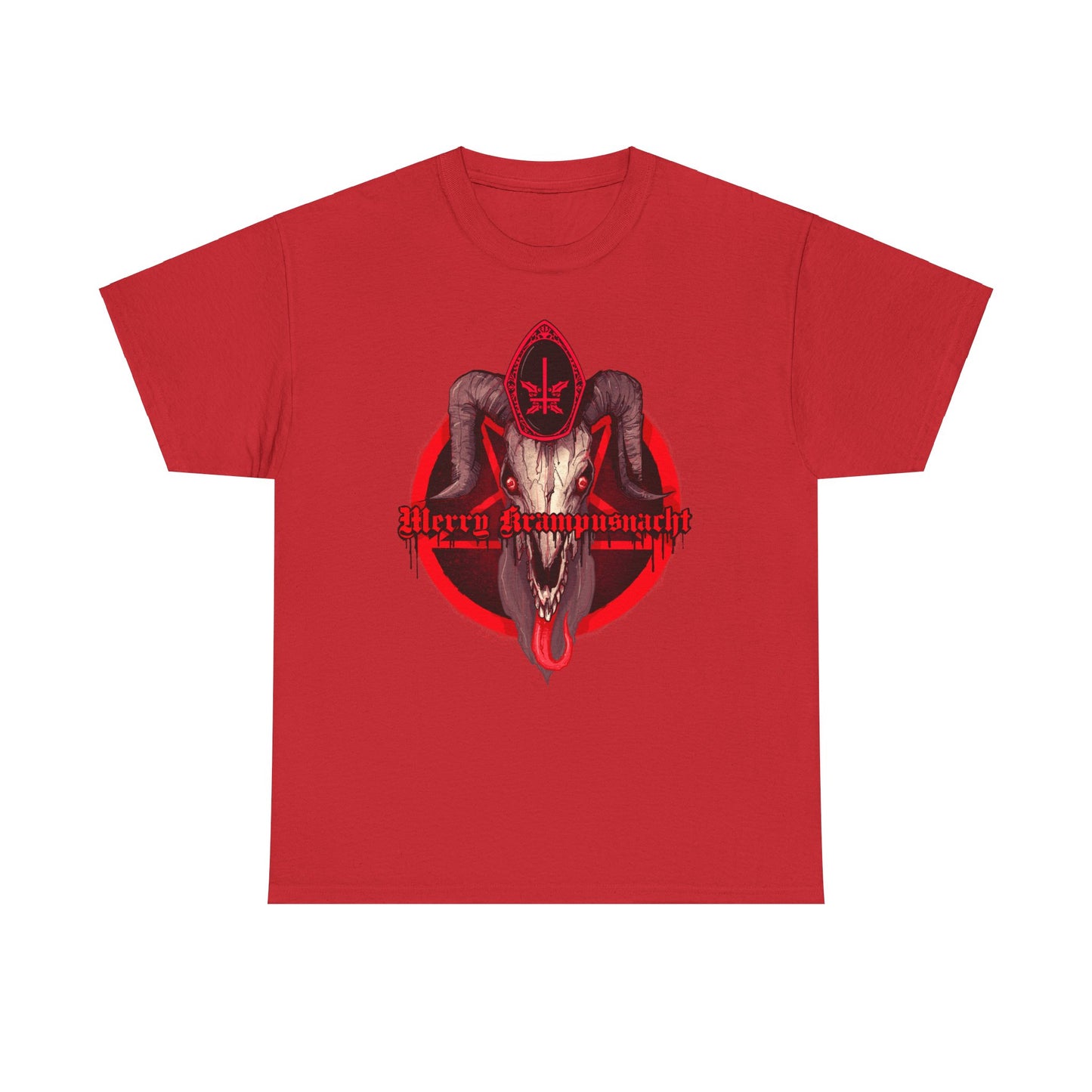 Merry Krampusnacht Unisex Heavy Cotton Tee