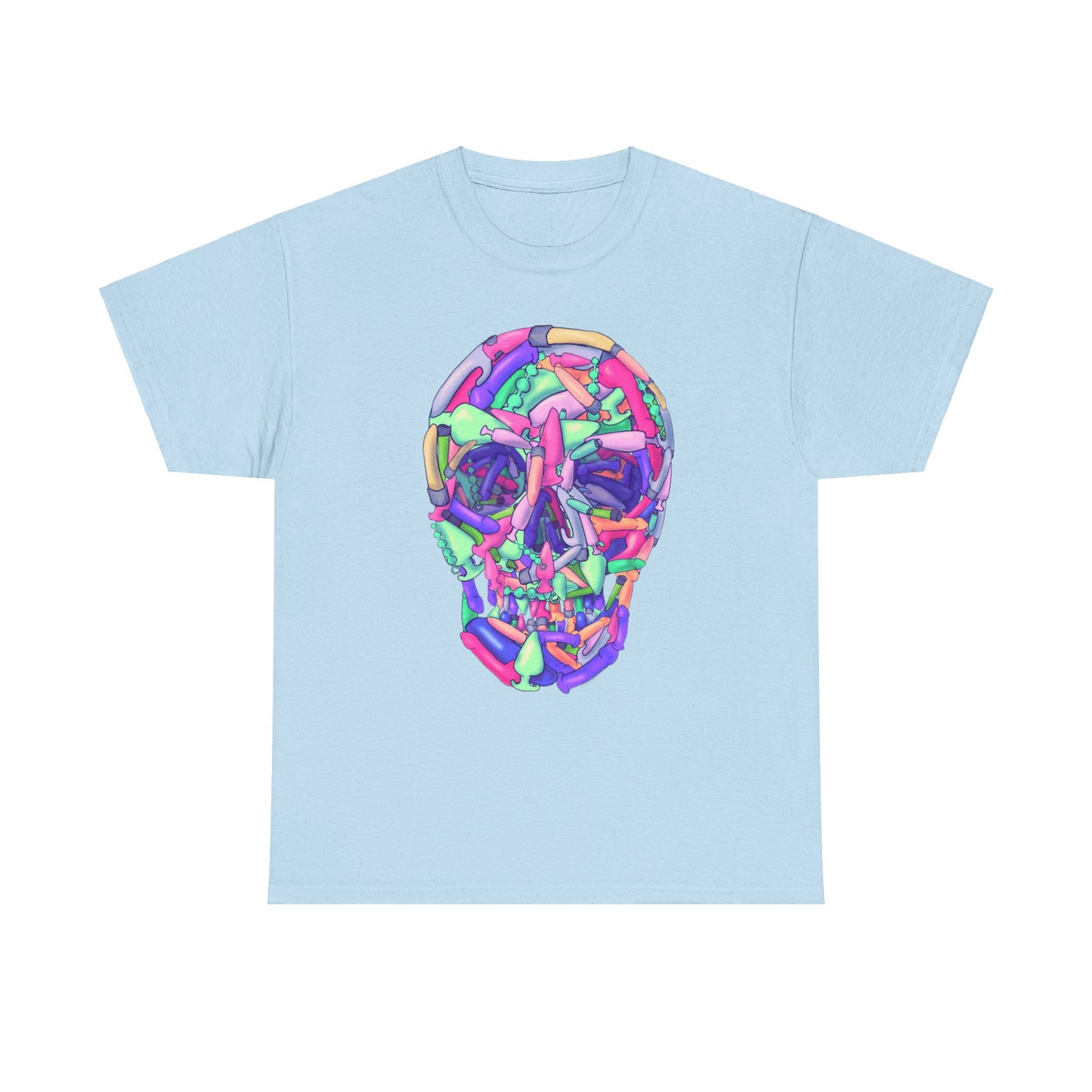 Sex Toy Skull Unisex Heavy Cotton Tee