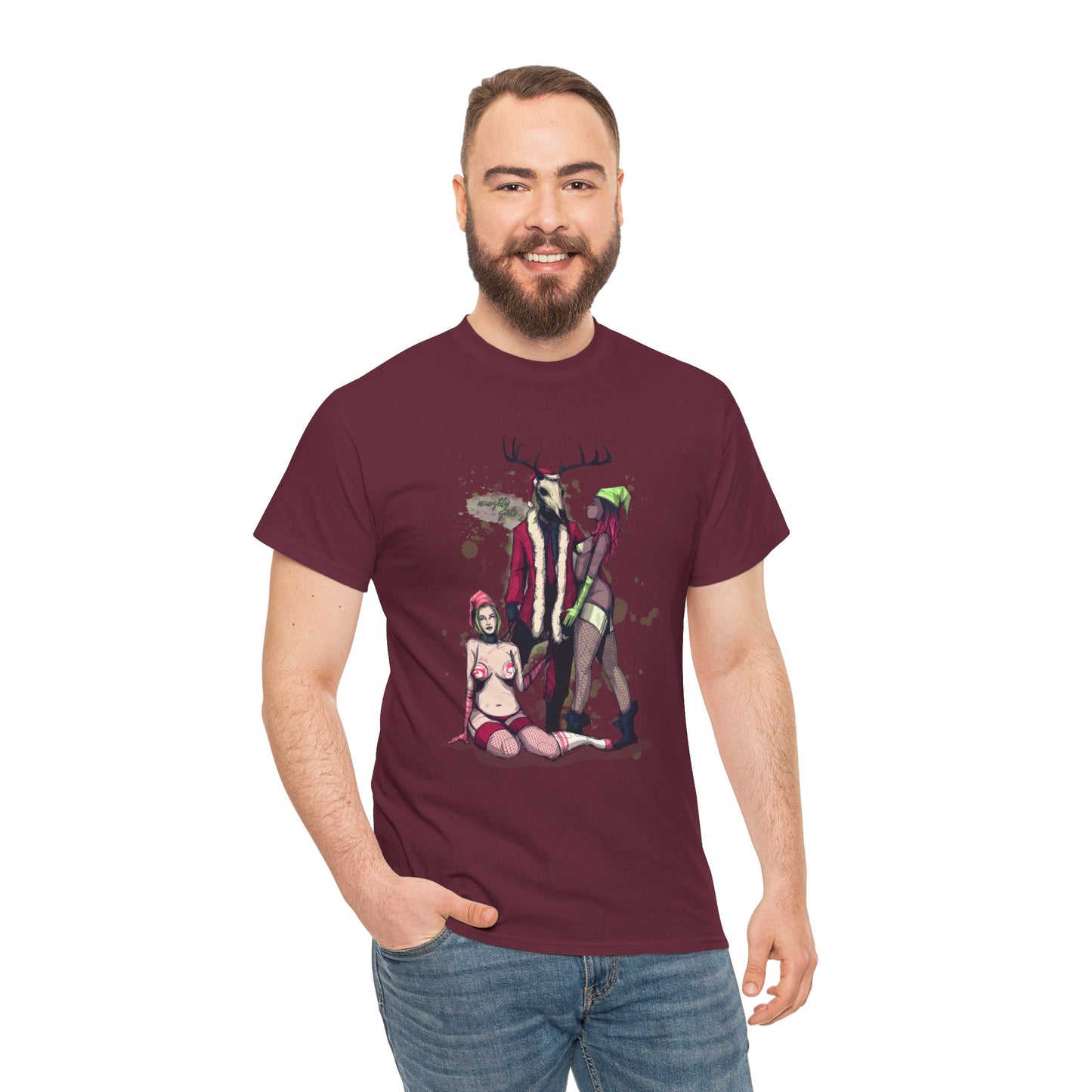 Deer Daddy Series 6: Daddy Claus Unisex Heavy Cotton Tee