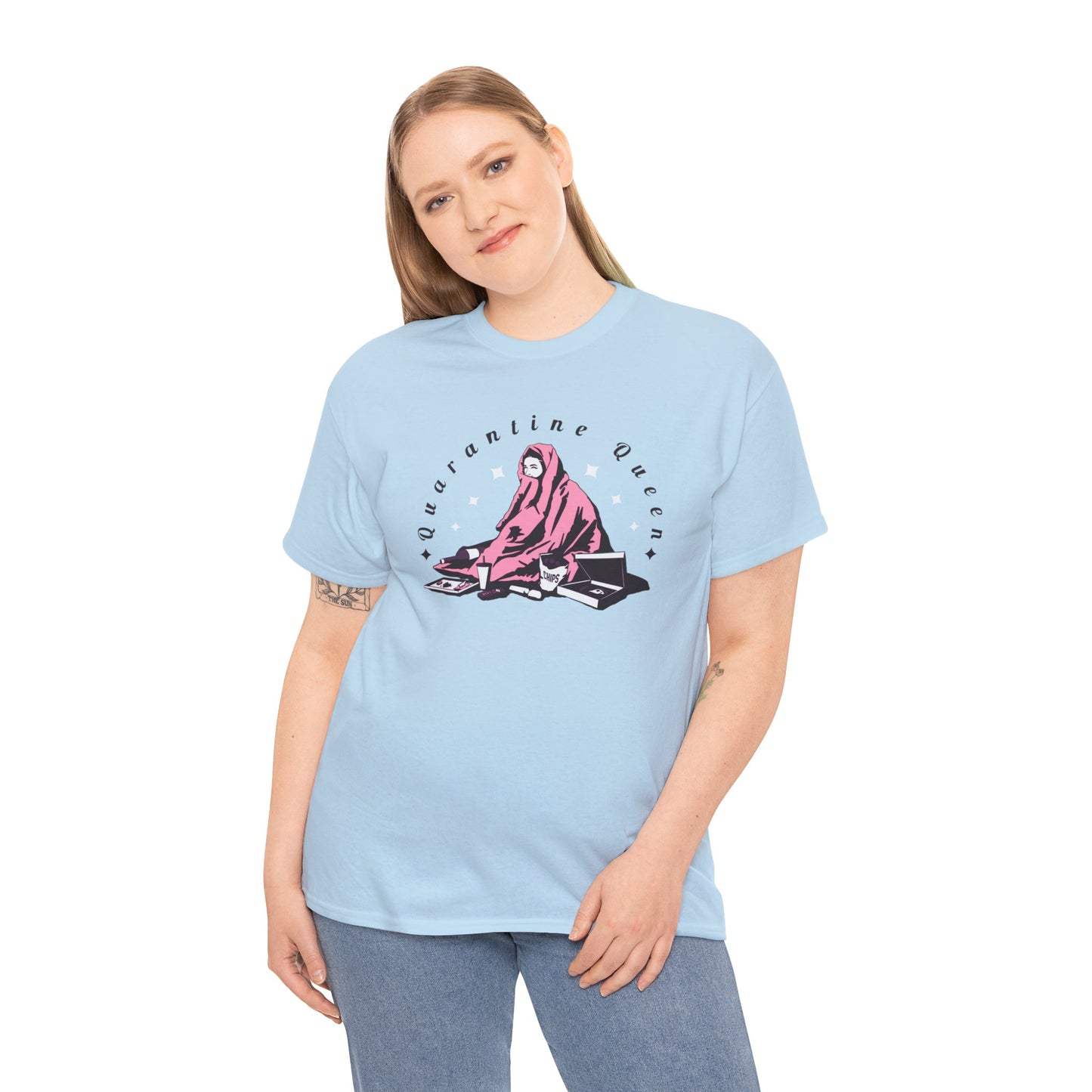 Quarantine Queen Unisex Heavy Cotton Tee