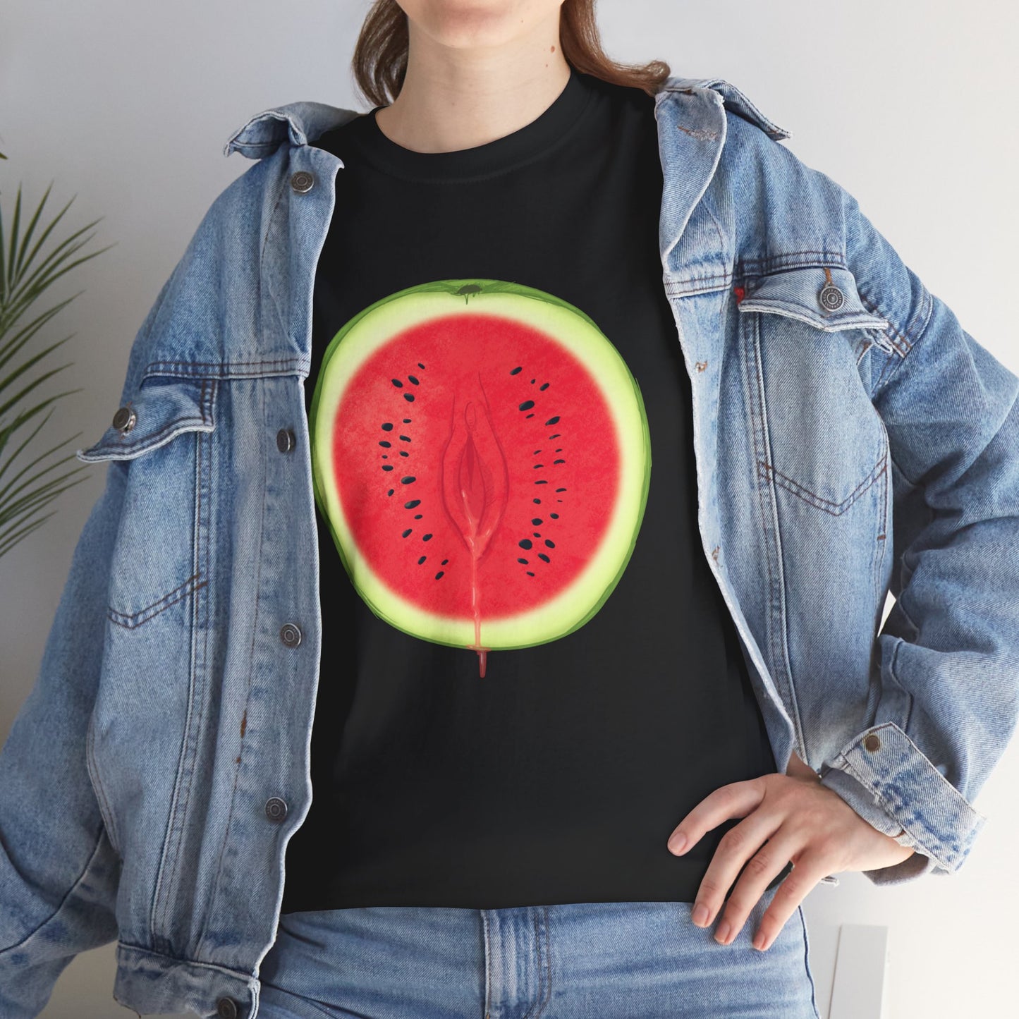 Juicy Watermelon Unisex Heavy Cotton Tee