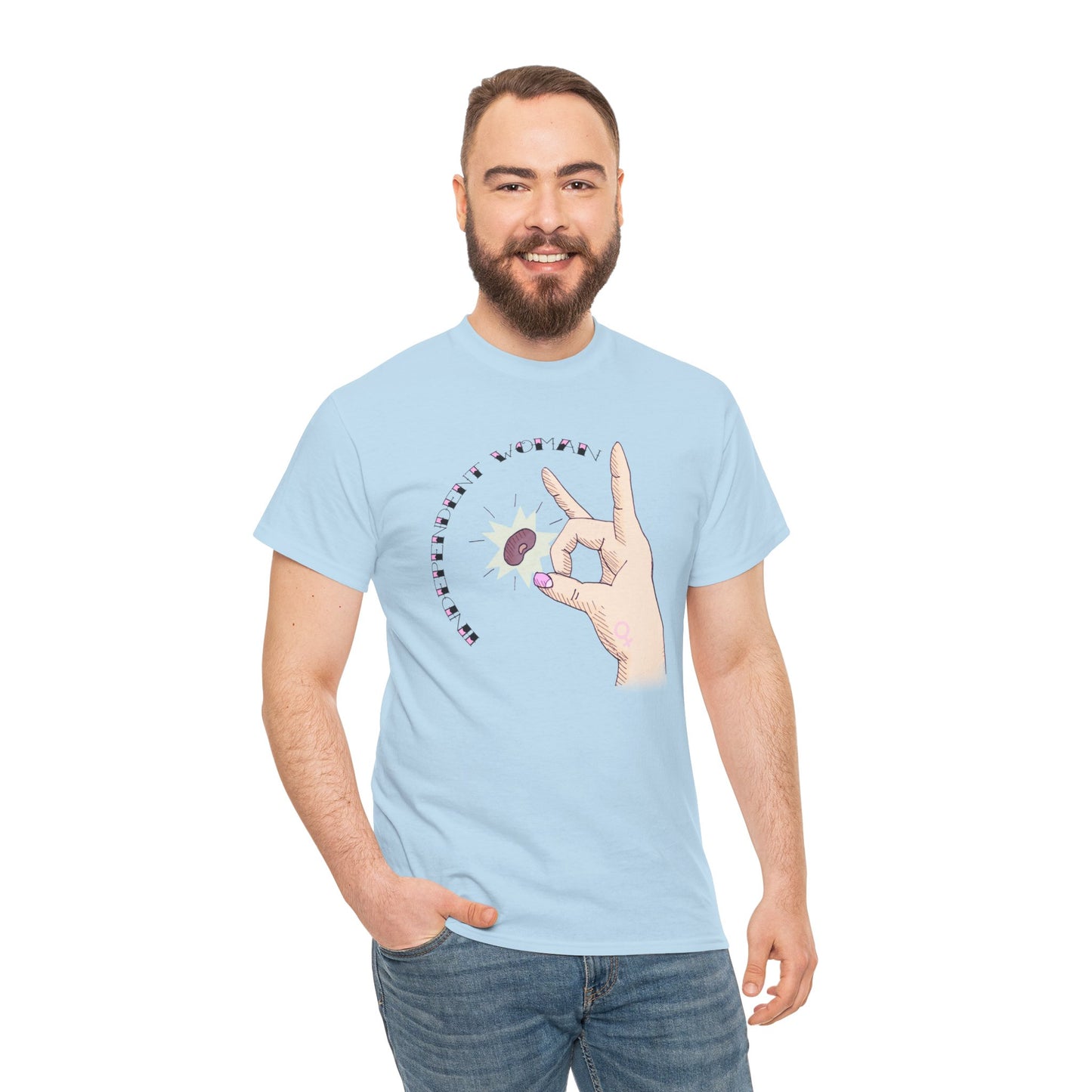 Independent Woman Unisex Heavy Cotton Tee