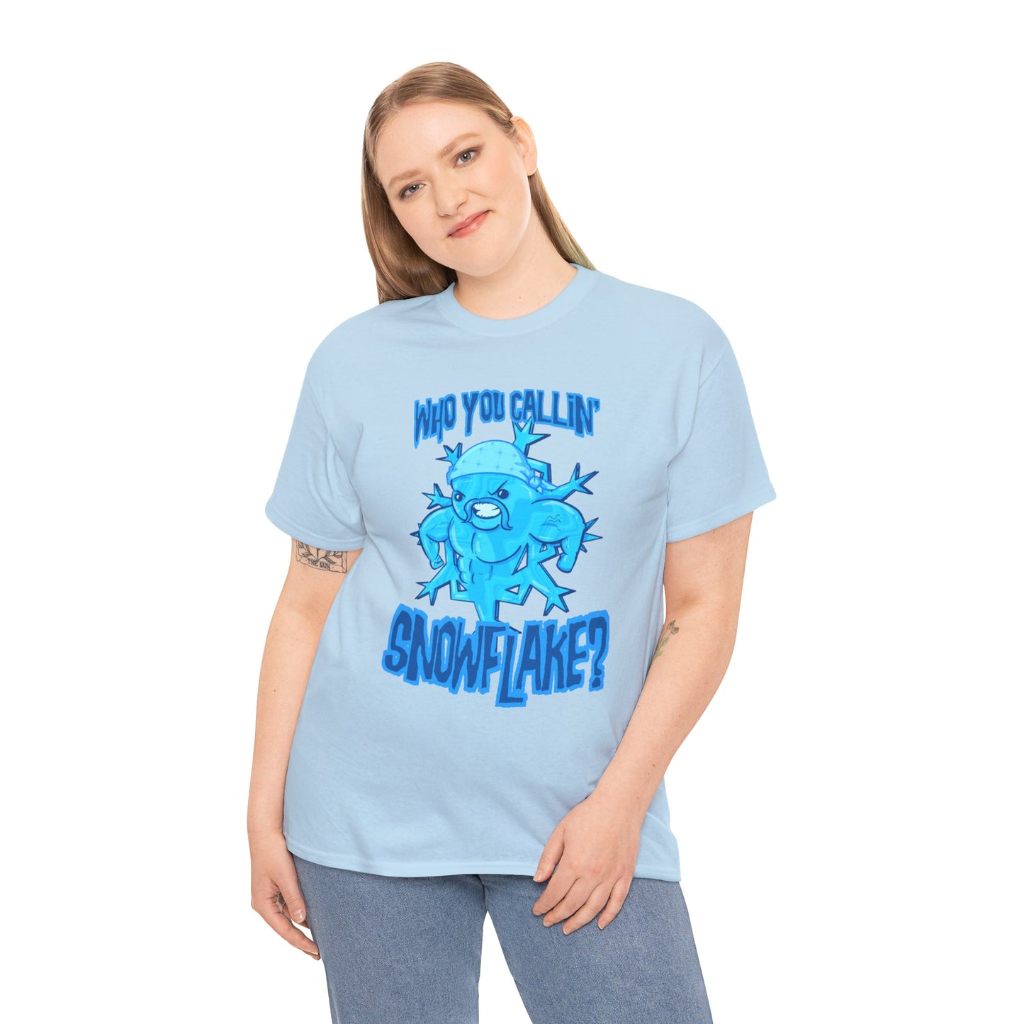 Tough Snowflake Unisex Heavy Cotton Tee