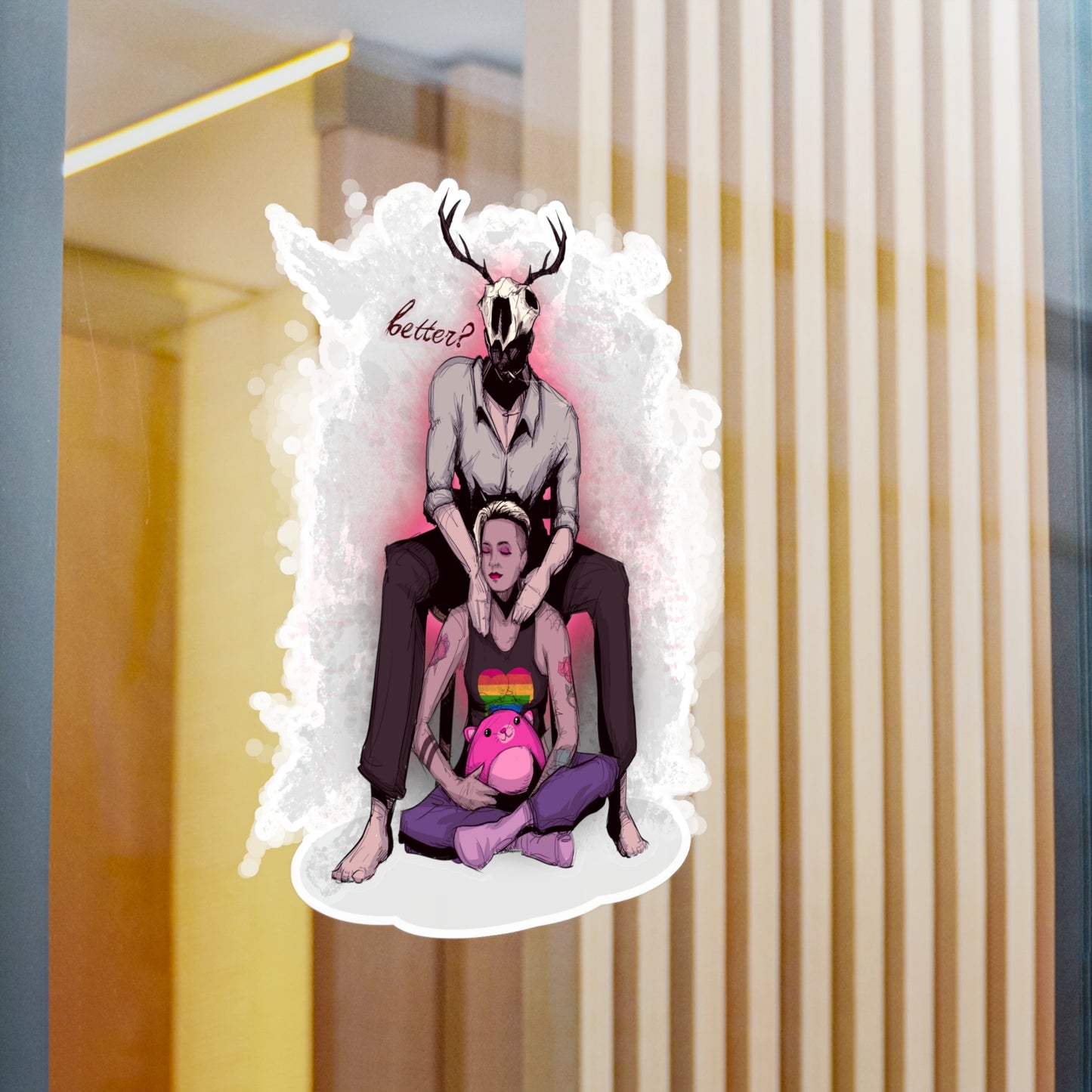Deer Daddy Series 10: Aftercare Massage Kiss-Cut Vinyl Decal