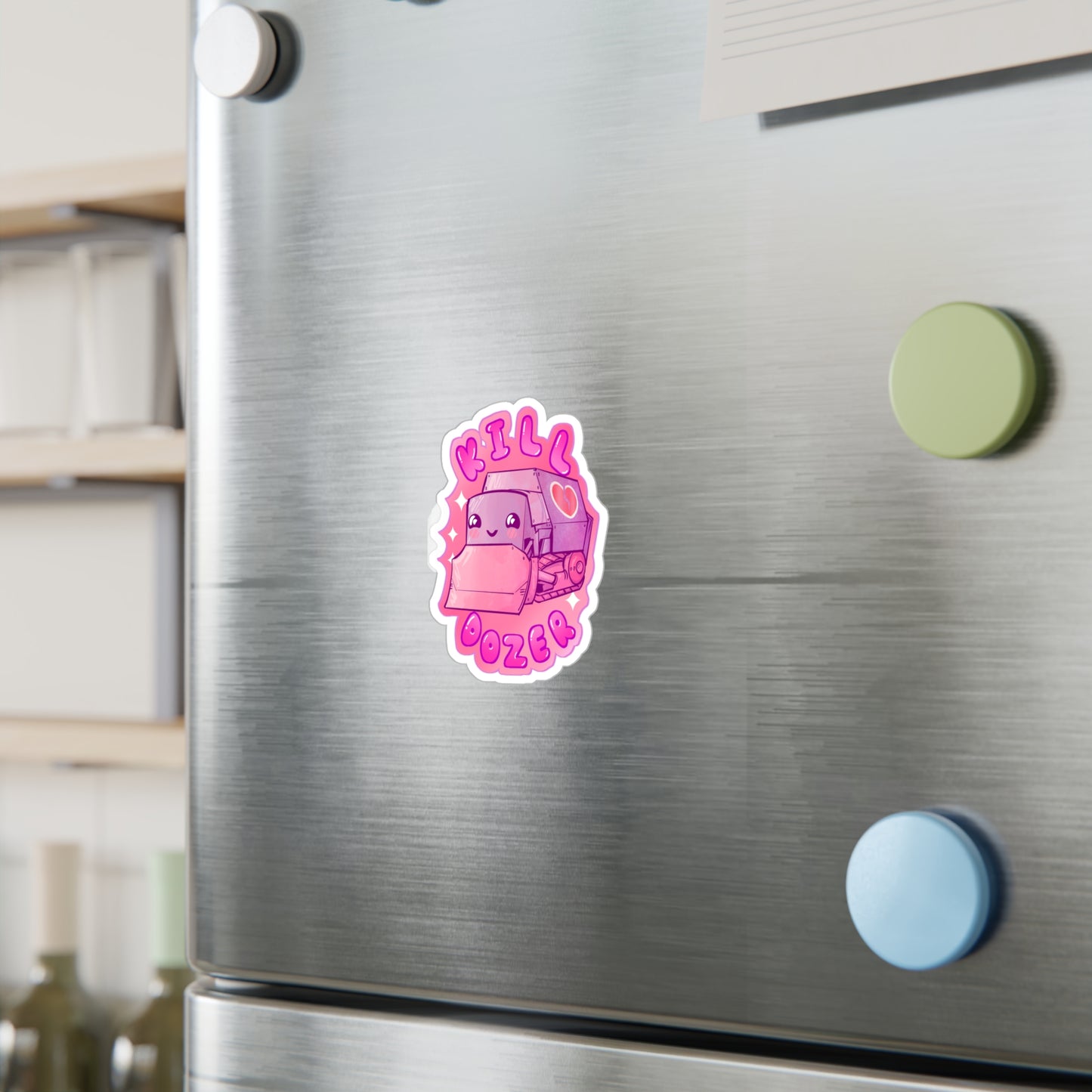 Kawaii Dozer Kiss-Cut Vinyl Decal