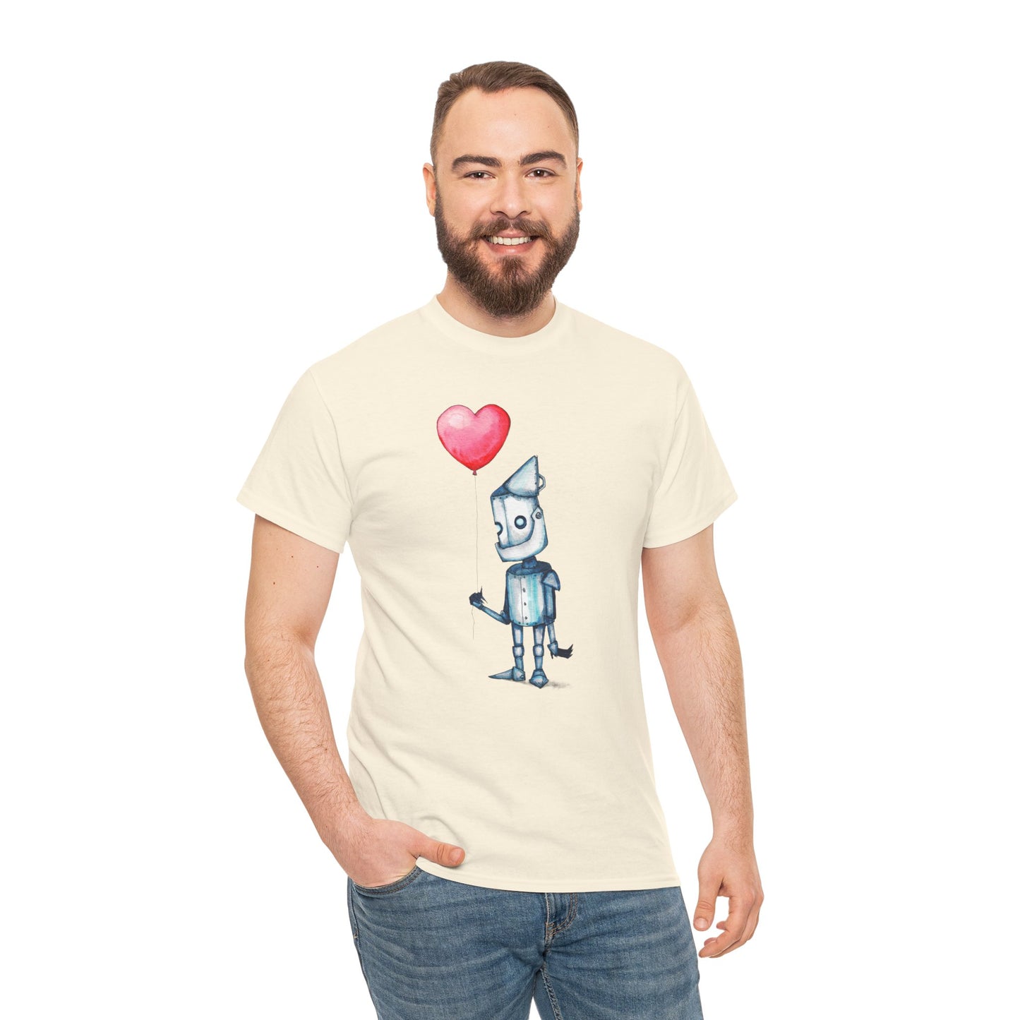 Tinman Gets A Heart Unisex Heavy Cotton Tee