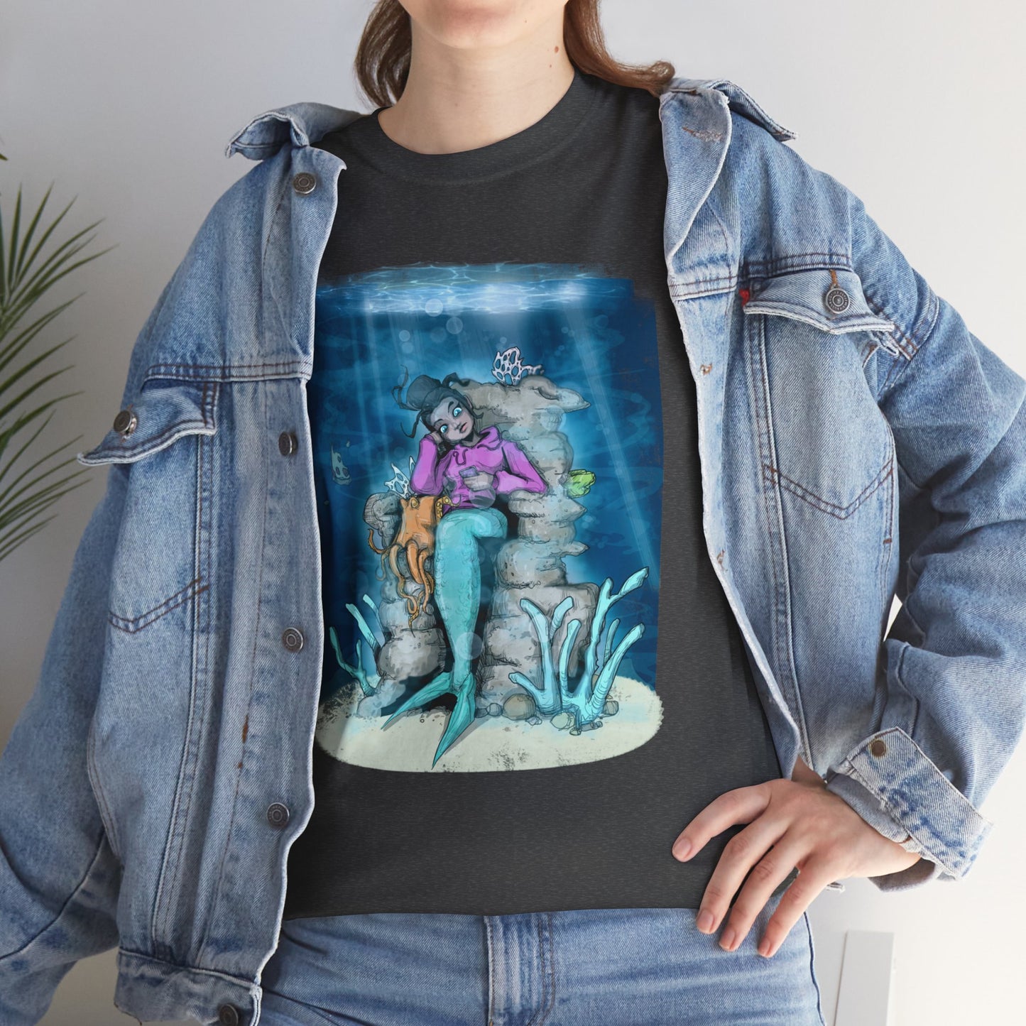Mermaid Life Unisex Heavy Cotton Tee