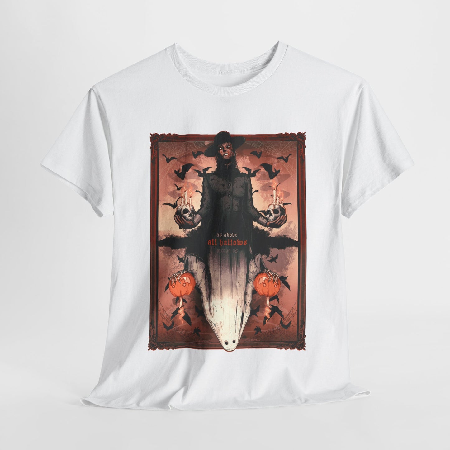 As Above So Below All Hallows Unisex Heavy Cotton Tee