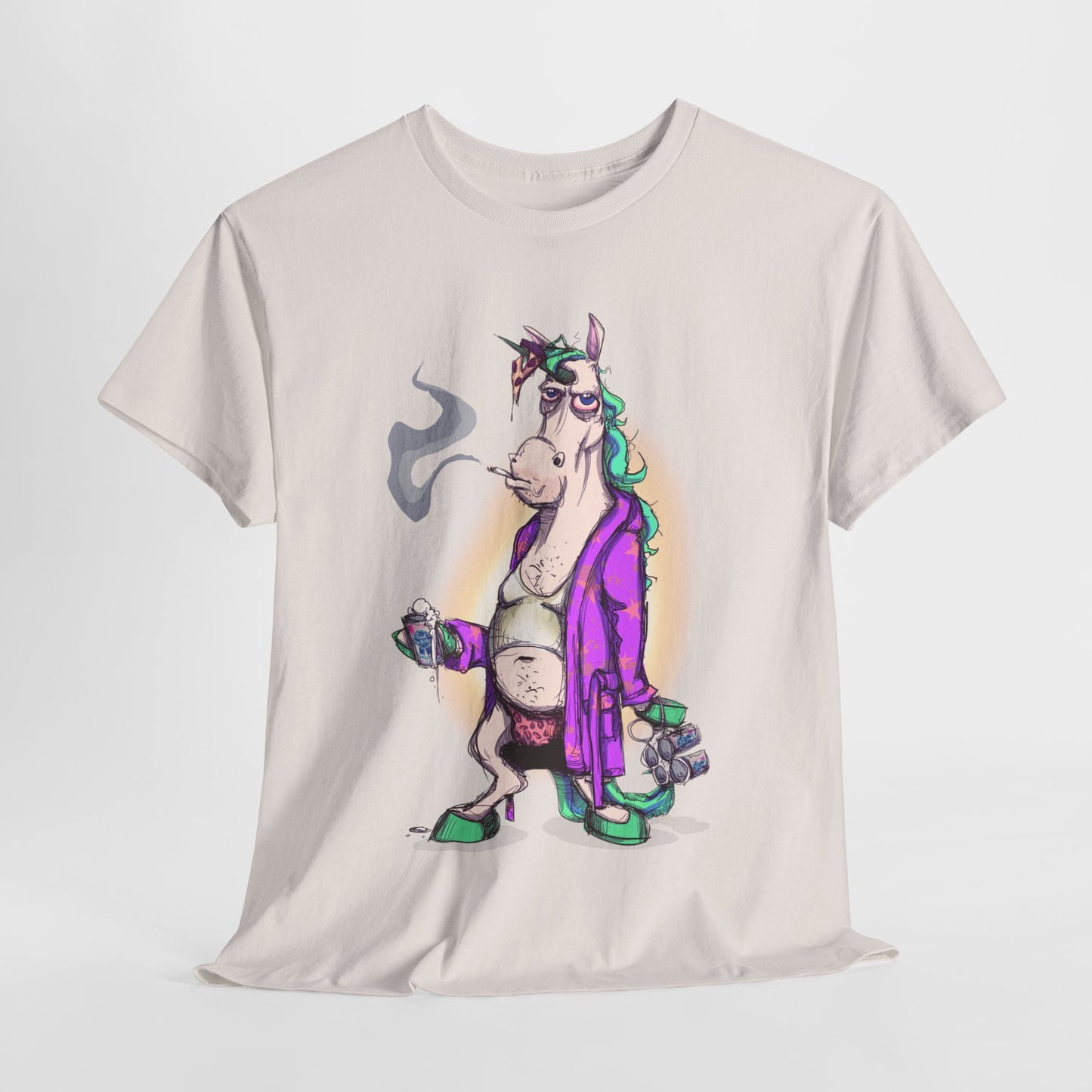 Dontgiveafuckacorn Unisex Heavy Cotton Tee