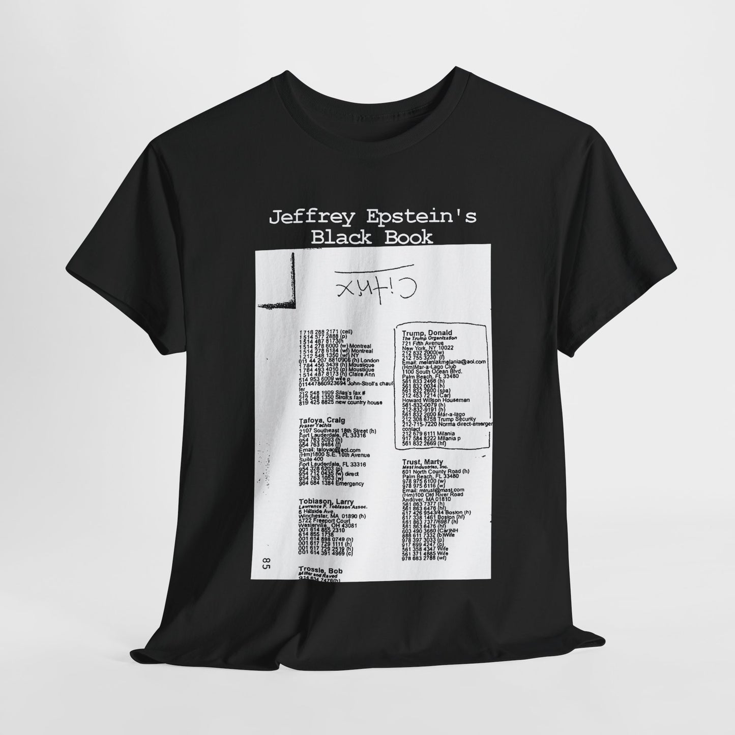 Little Black Book Page 85 Unisex Heavy Cotton Tee
