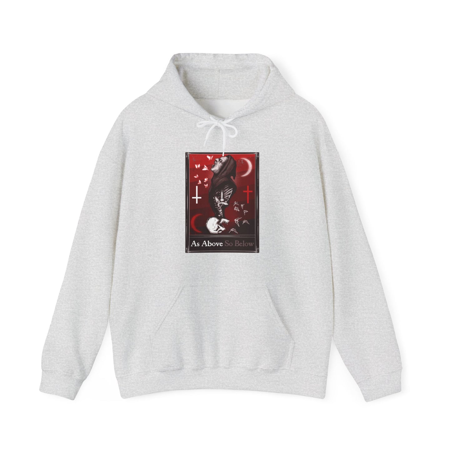 As Above So Below Tarot Unisex Heavy Blend Hooded Sweatshirt