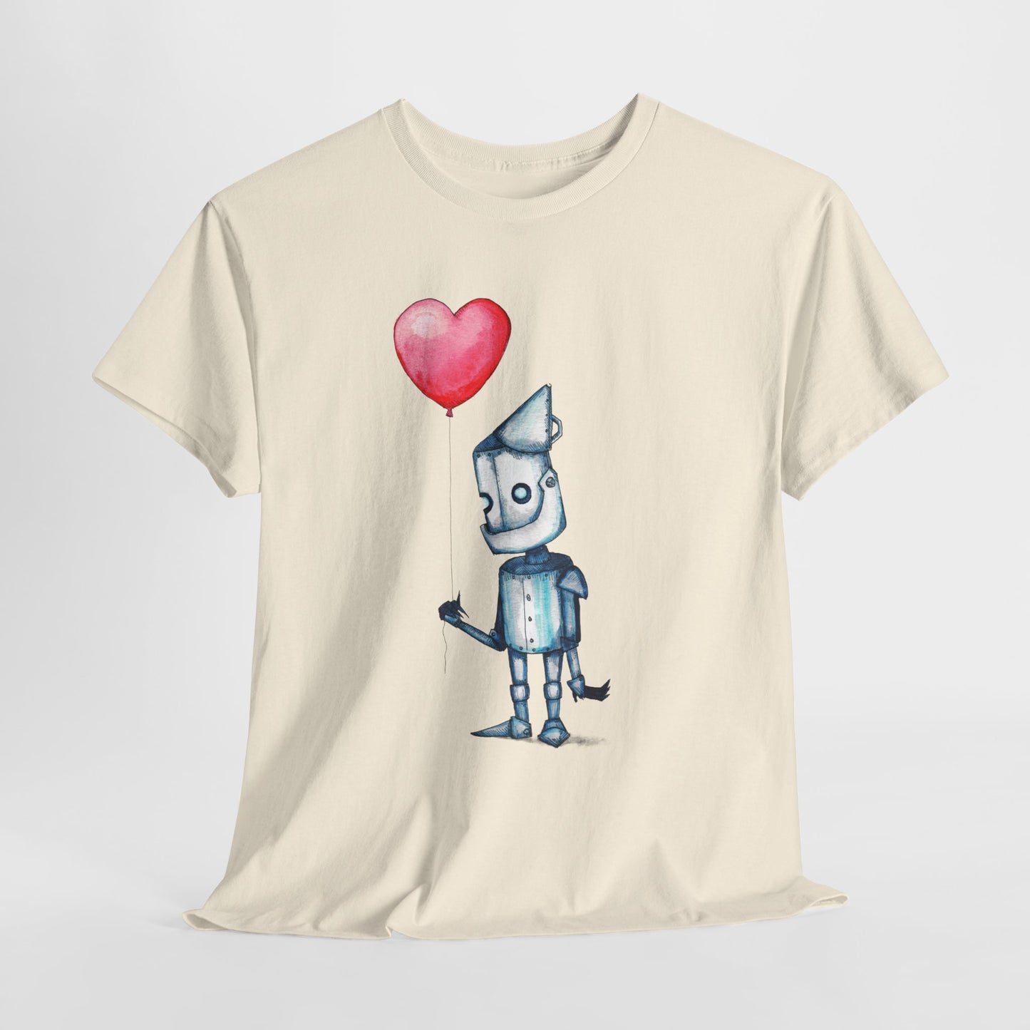 Tinman Gets A Heart Unisex Heavy Cotton Tee