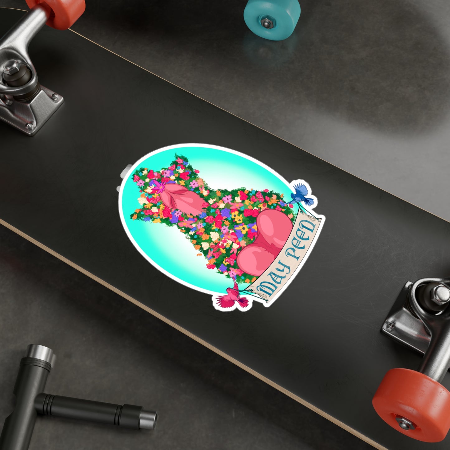 May Peen Kiss-Cut Vinyl Decal