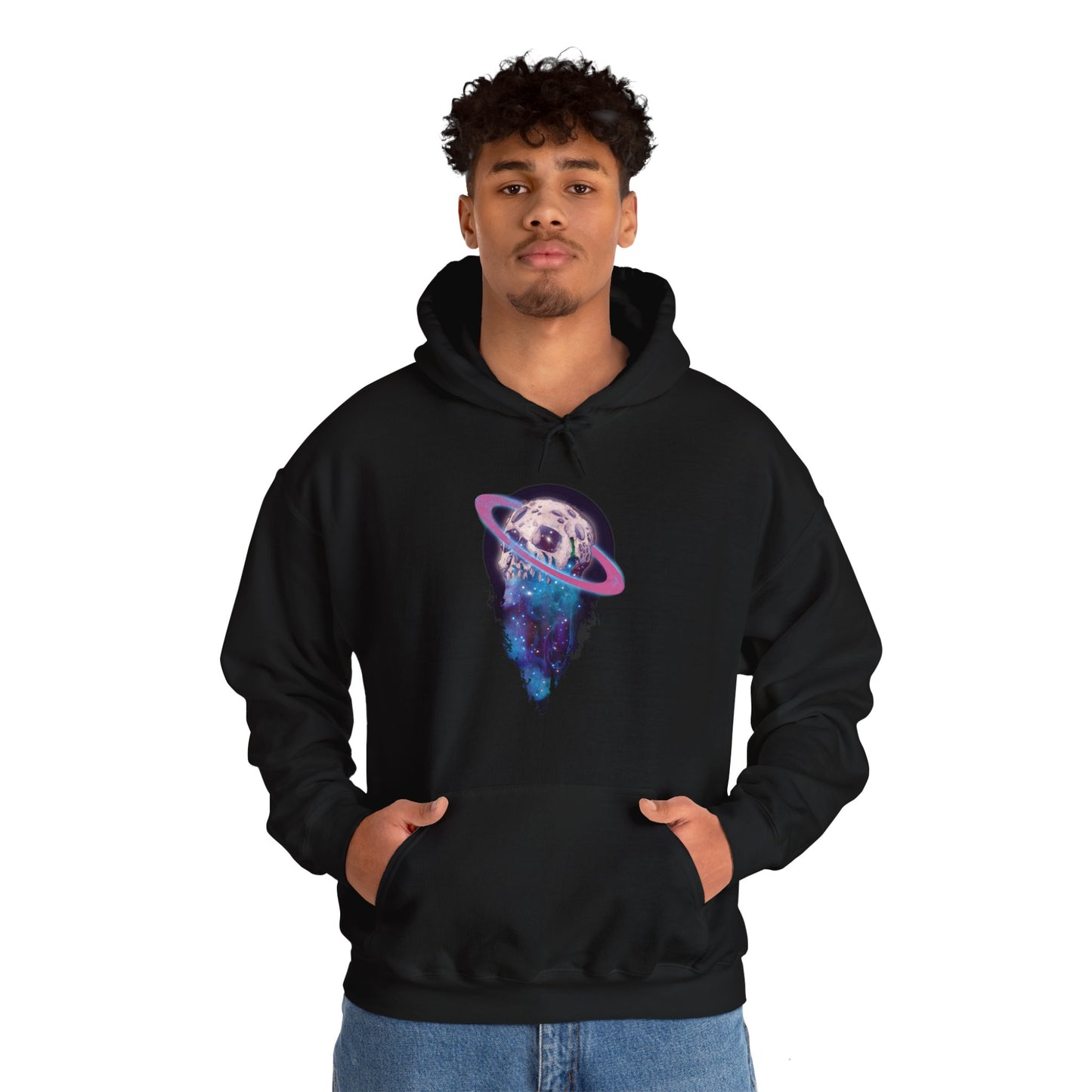 Elemental Skull Space Unisex Heavy Blend Hooded Sweatshirt