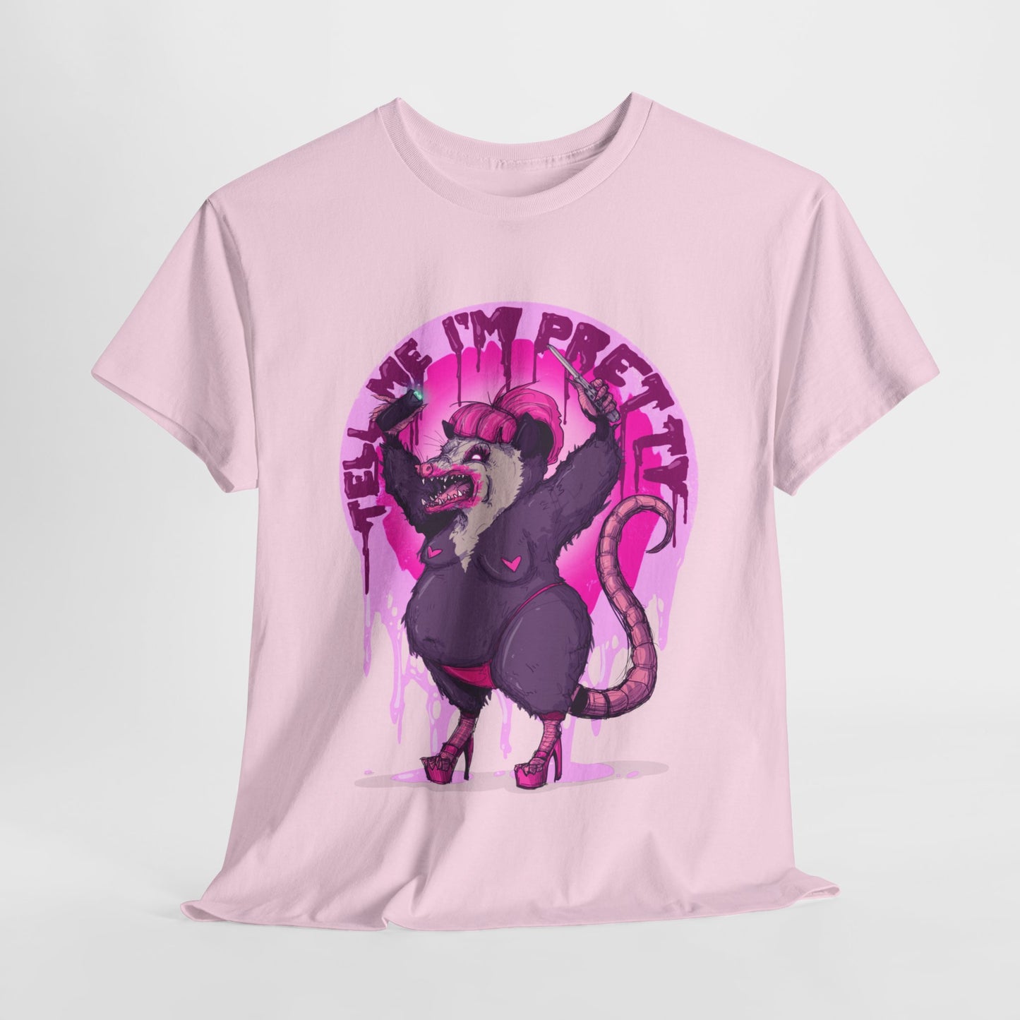 Pretty Opossum Unisex Heavy Cotton Tee