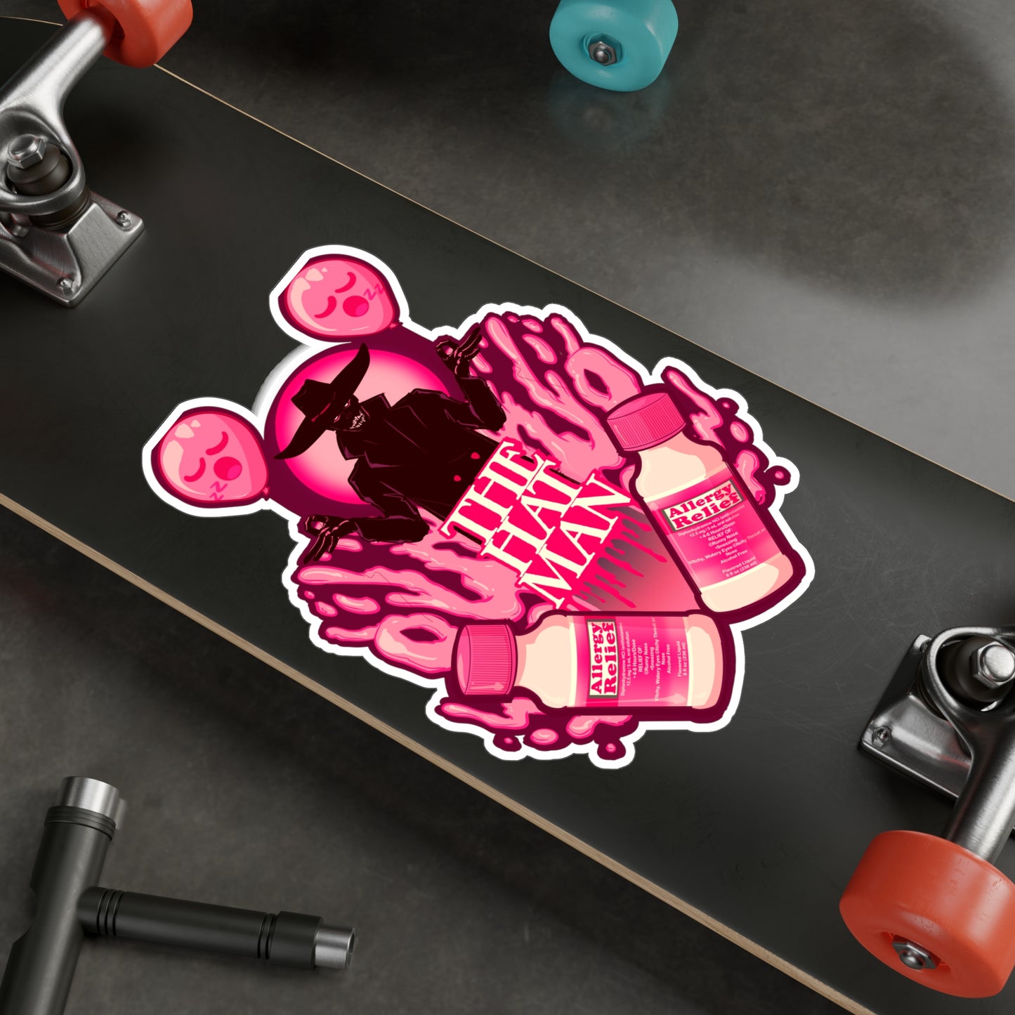 The Hat Man Kiss-Cut Vinyl Decal