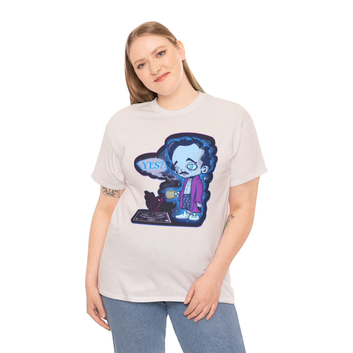 Edgar Allan Ghost Unisex Heavy Cotton Tee