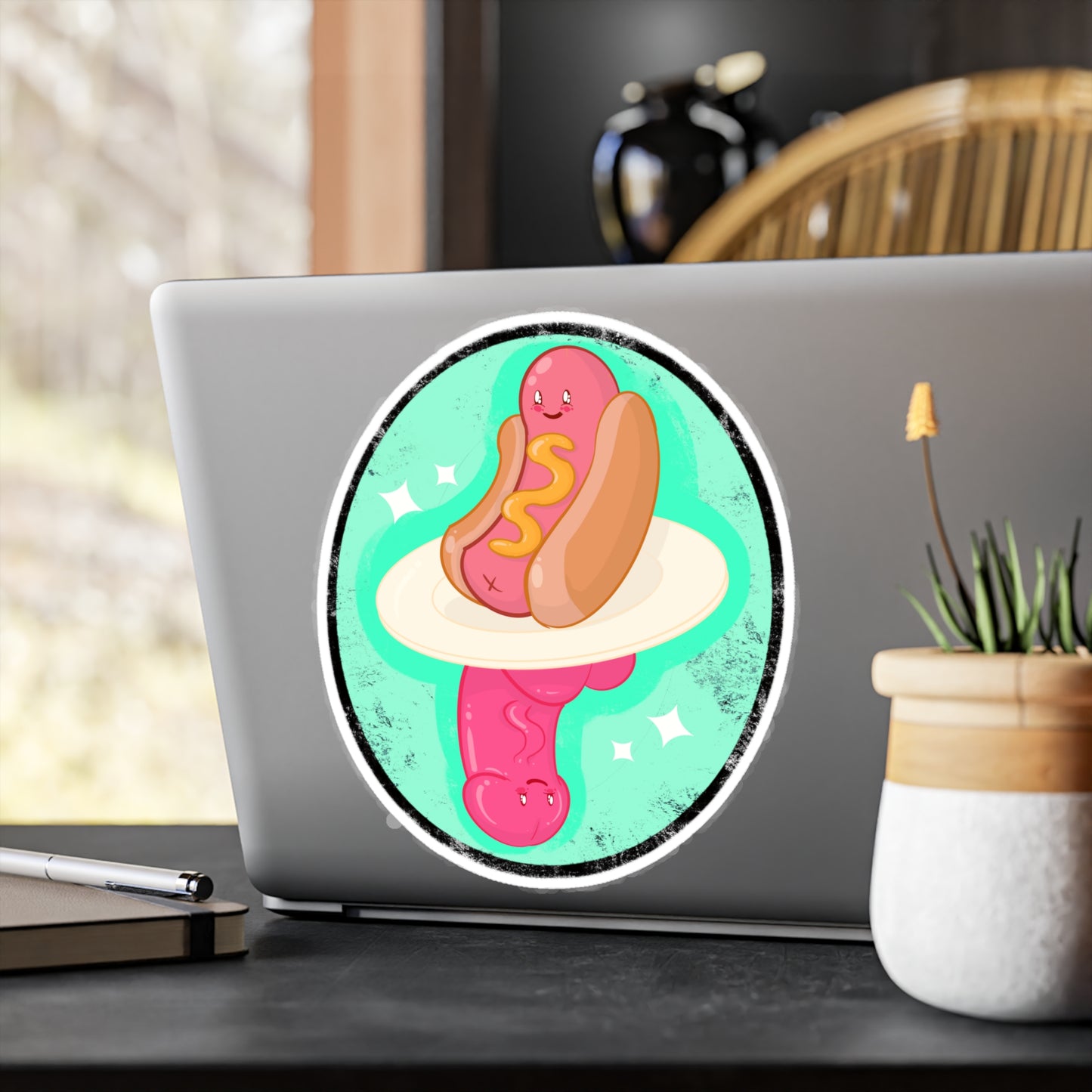 Ceramic Plate Kiss-Cut Vinyl Decal