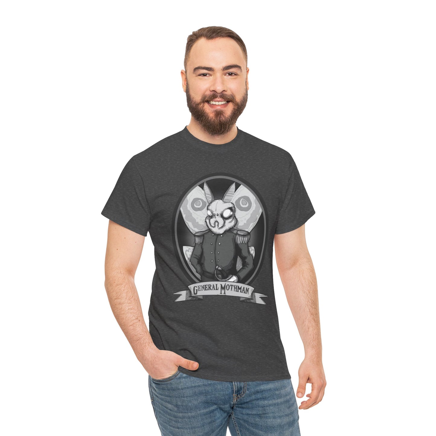 General Mothman Unisex Heavy Cotton Tee