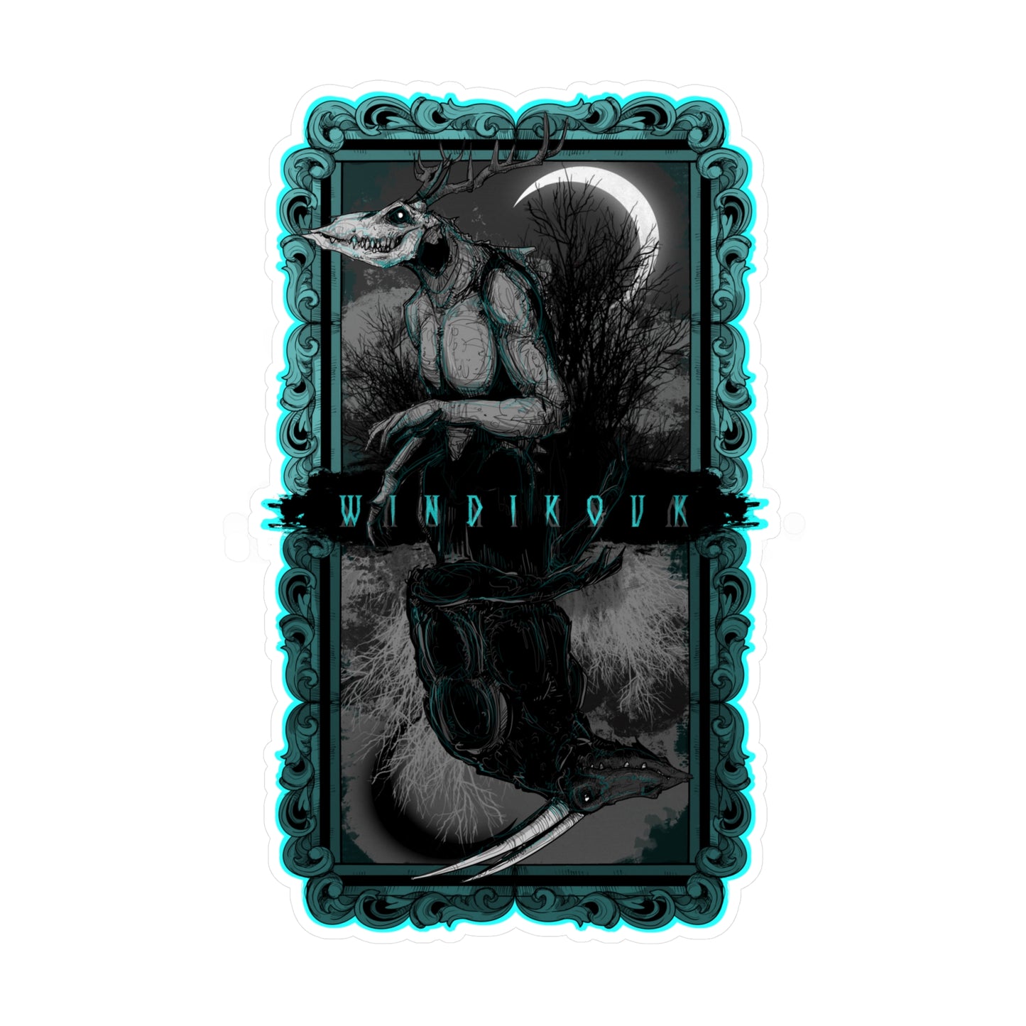 As Above So Below Wendigo Kiss-Cut Vinyl Decal