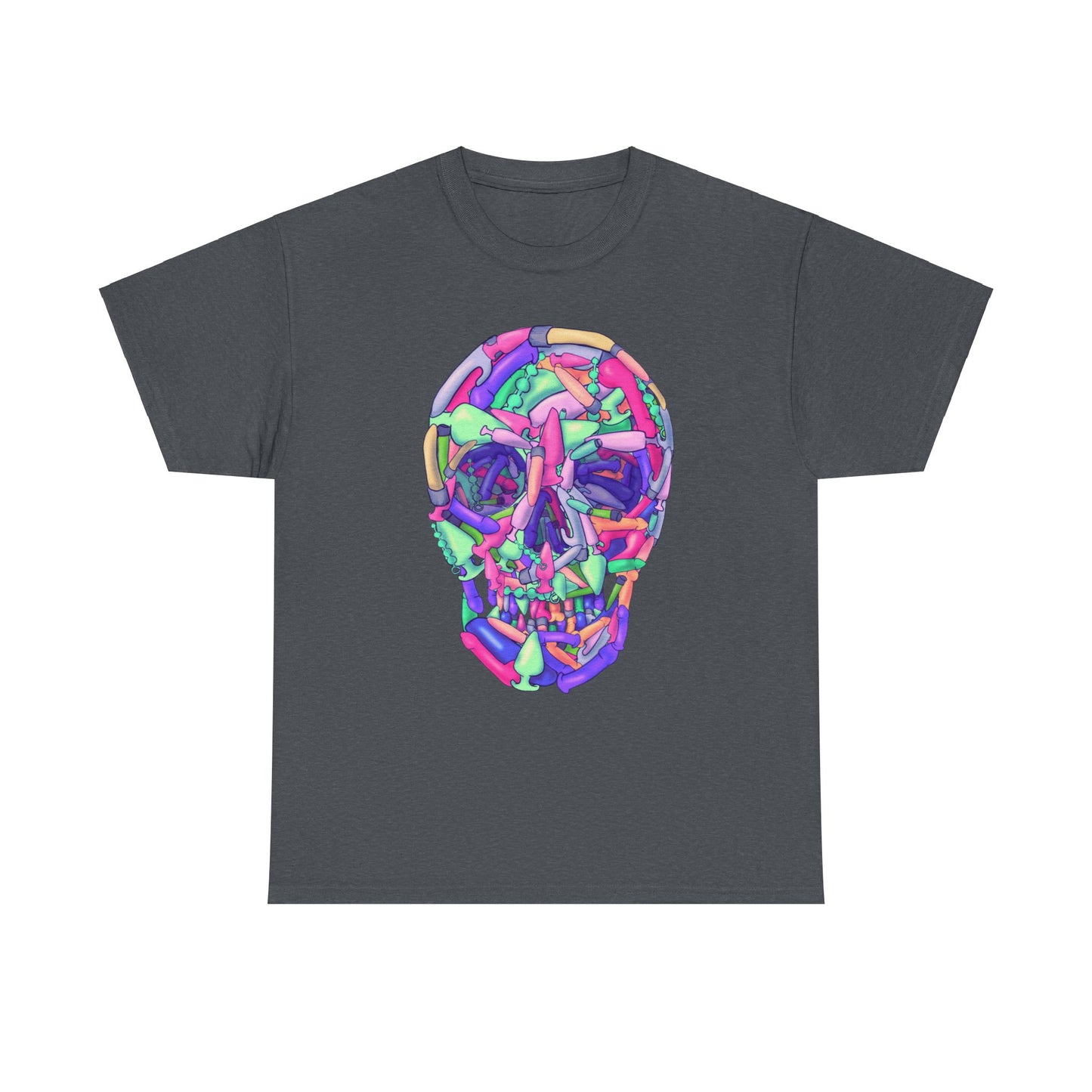 Sex Toy Skull Unisex Heavy Cotton Tee