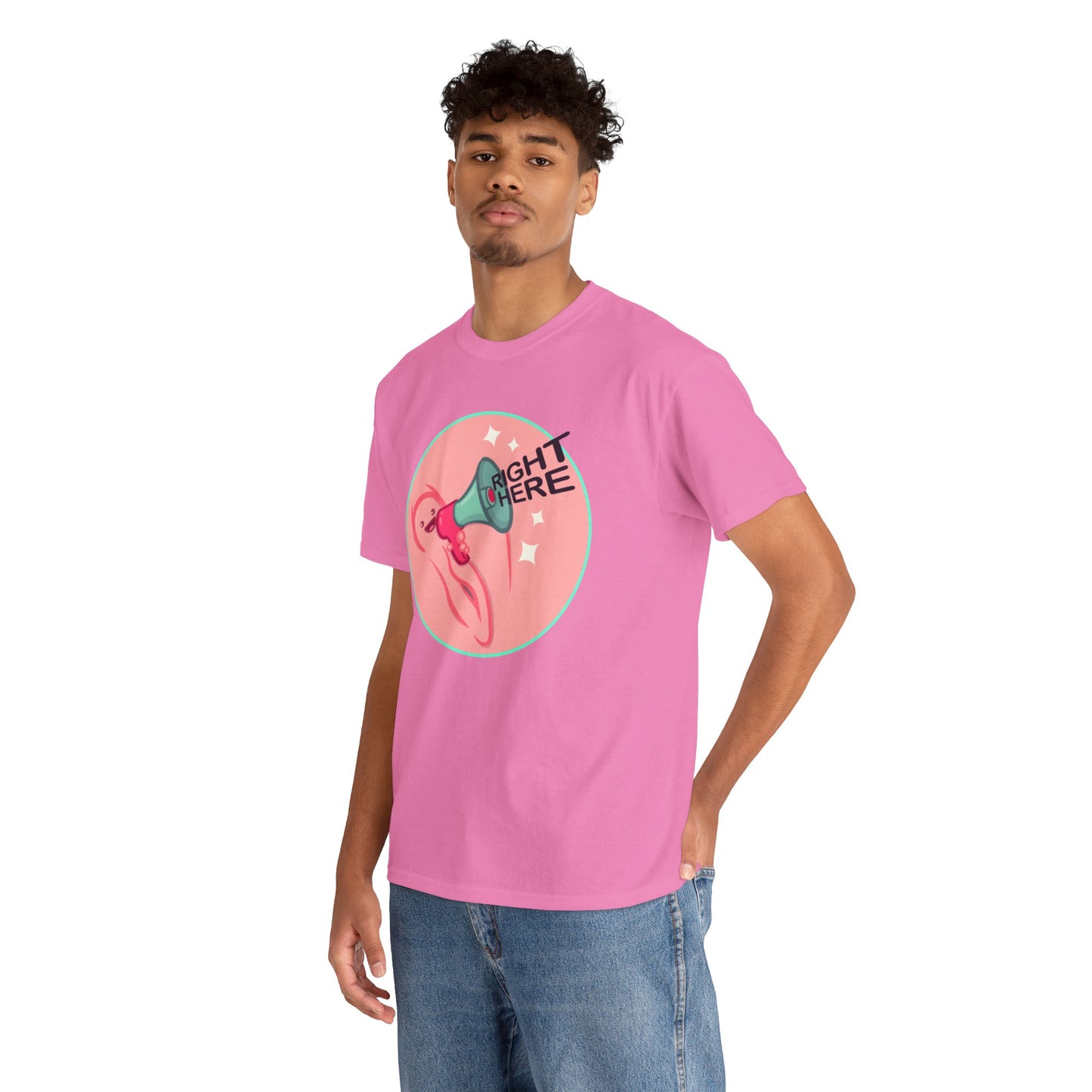 Right Here Unisex Heavy Cotton Tee