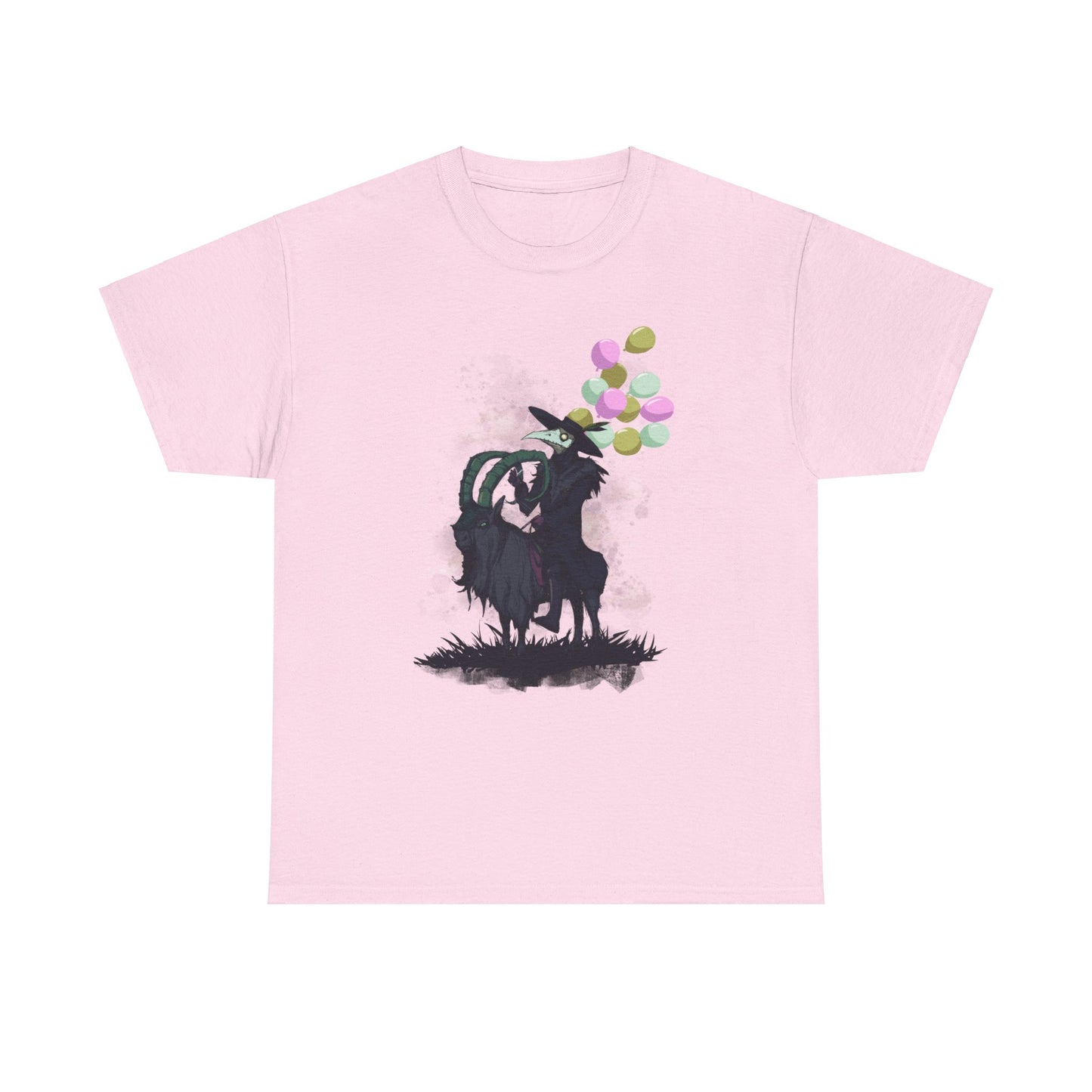 Plague Doctor Balloons Unisex Heavy Cotton Tee