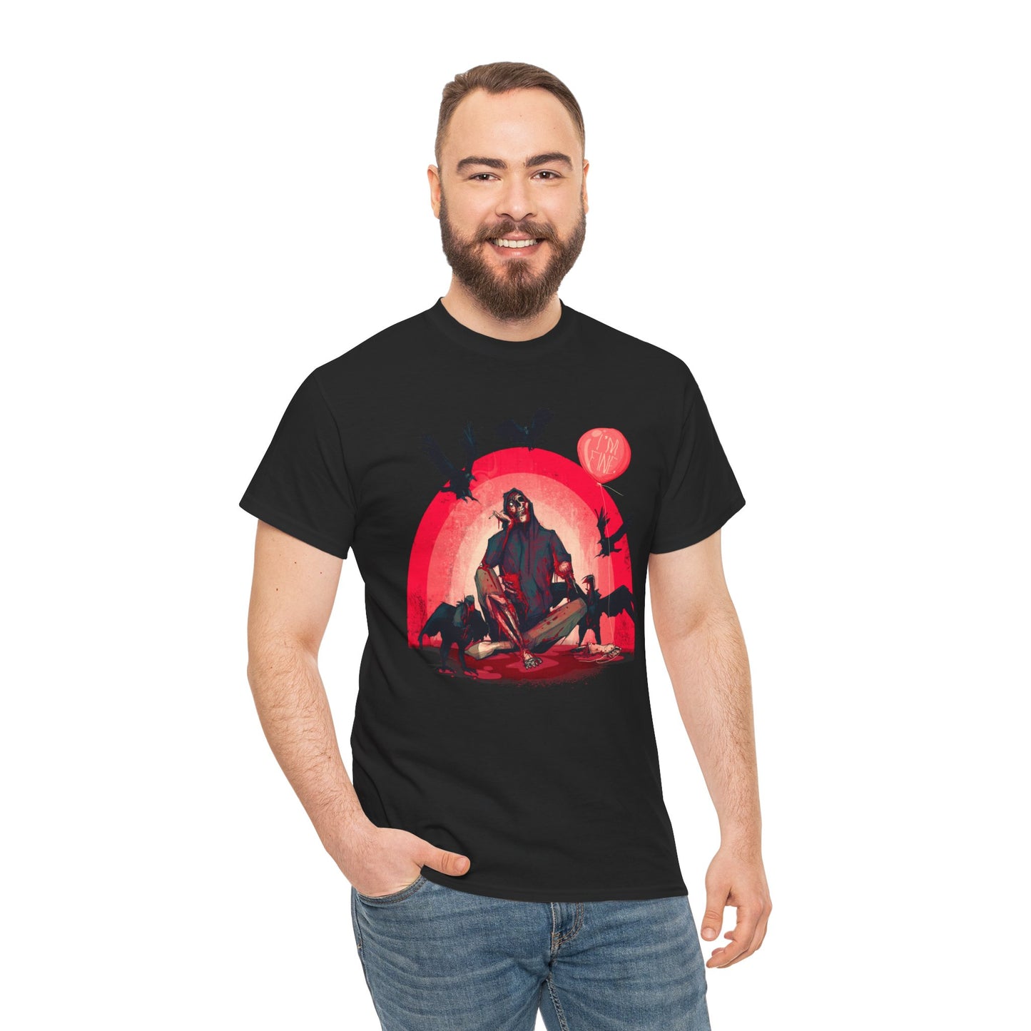 I'm Fine Unisex Heavy Cotton Tee