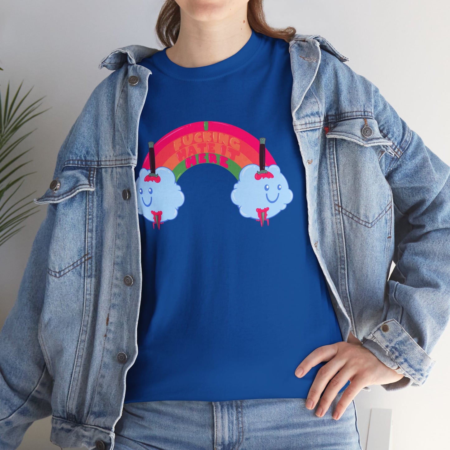 I Fucking Hate It Here Unisex Heavy Cotton Tee